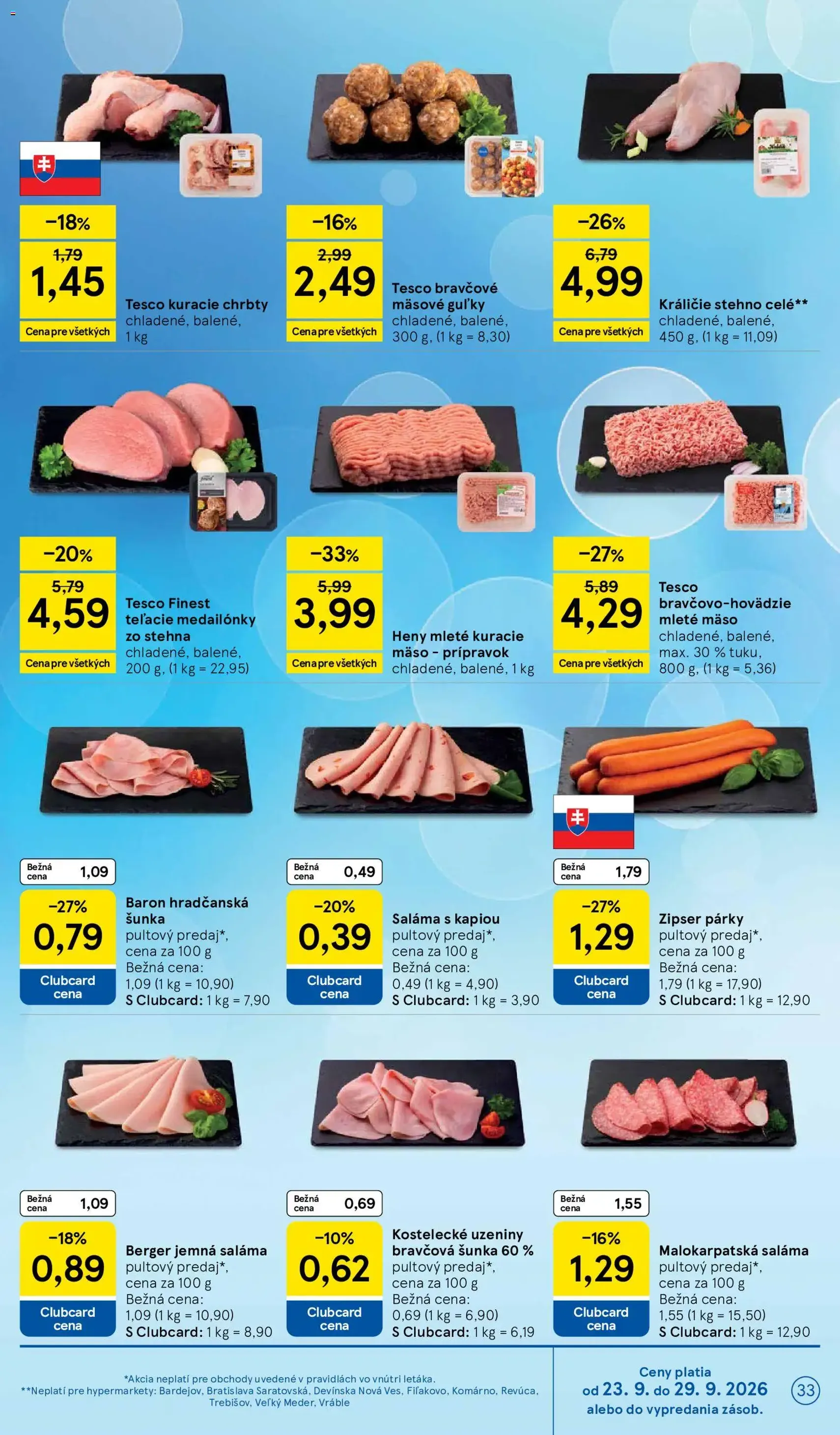 Tesco Hypermarket - leták - platný leták od 23.09.2026 strana 33 z 48