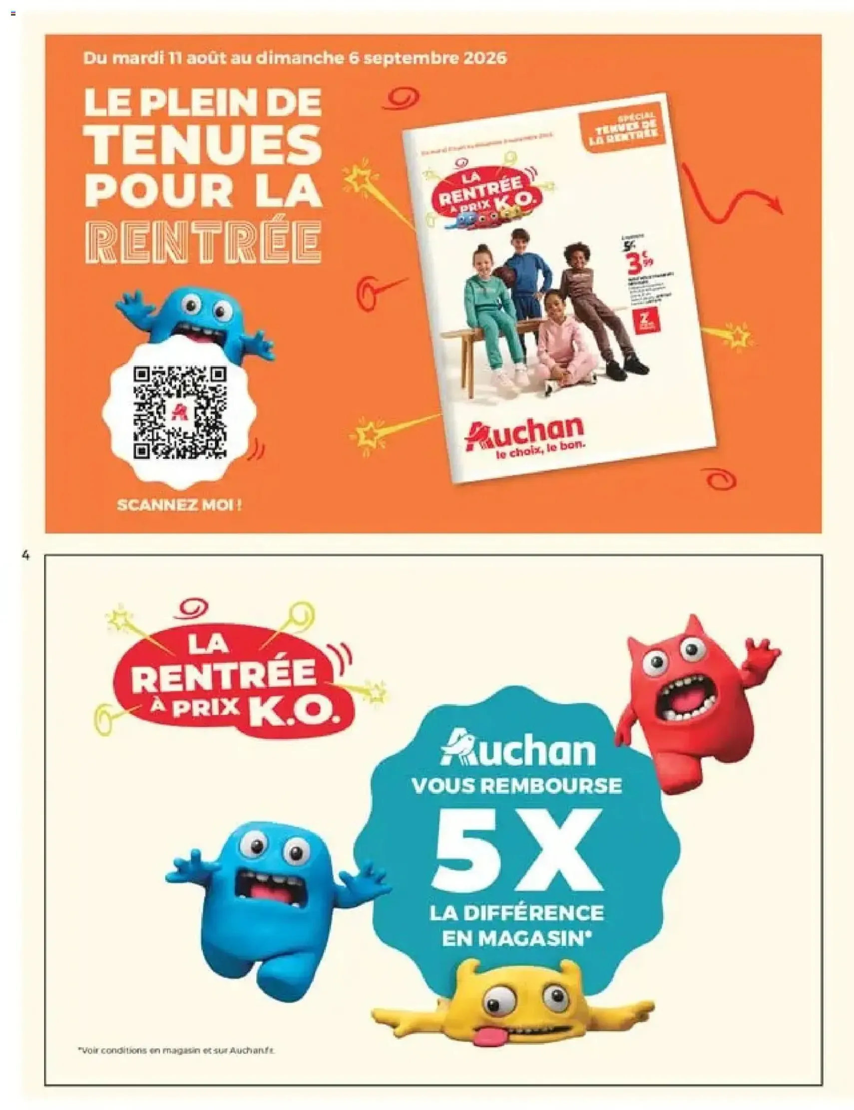 Auchan catalogue - brochure valable à partir du 11/08/2026, page 4 sur 34