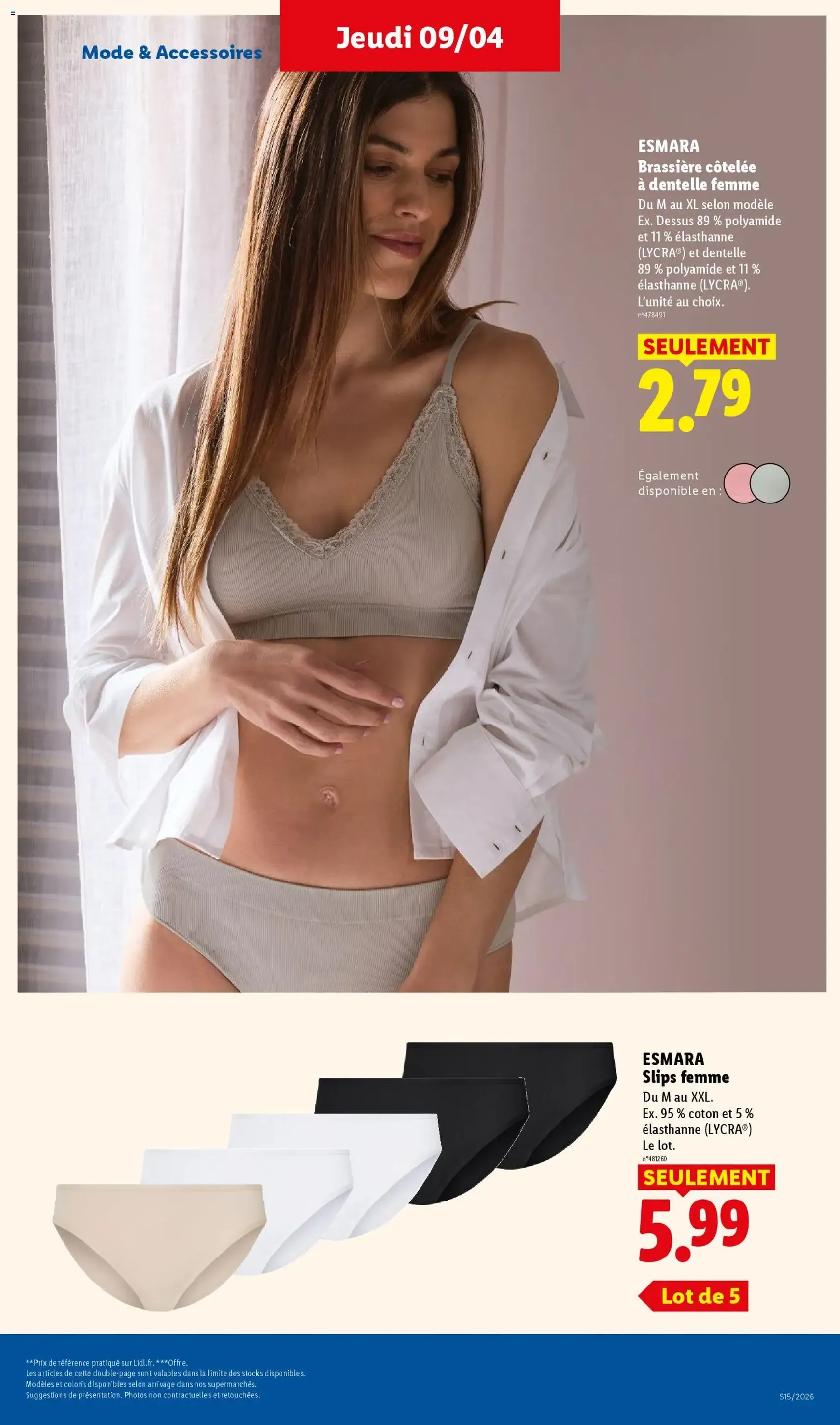 LIDL catalogue semaine 15 - brochure valable à partir du 09/04/2026, page 43 sur 75