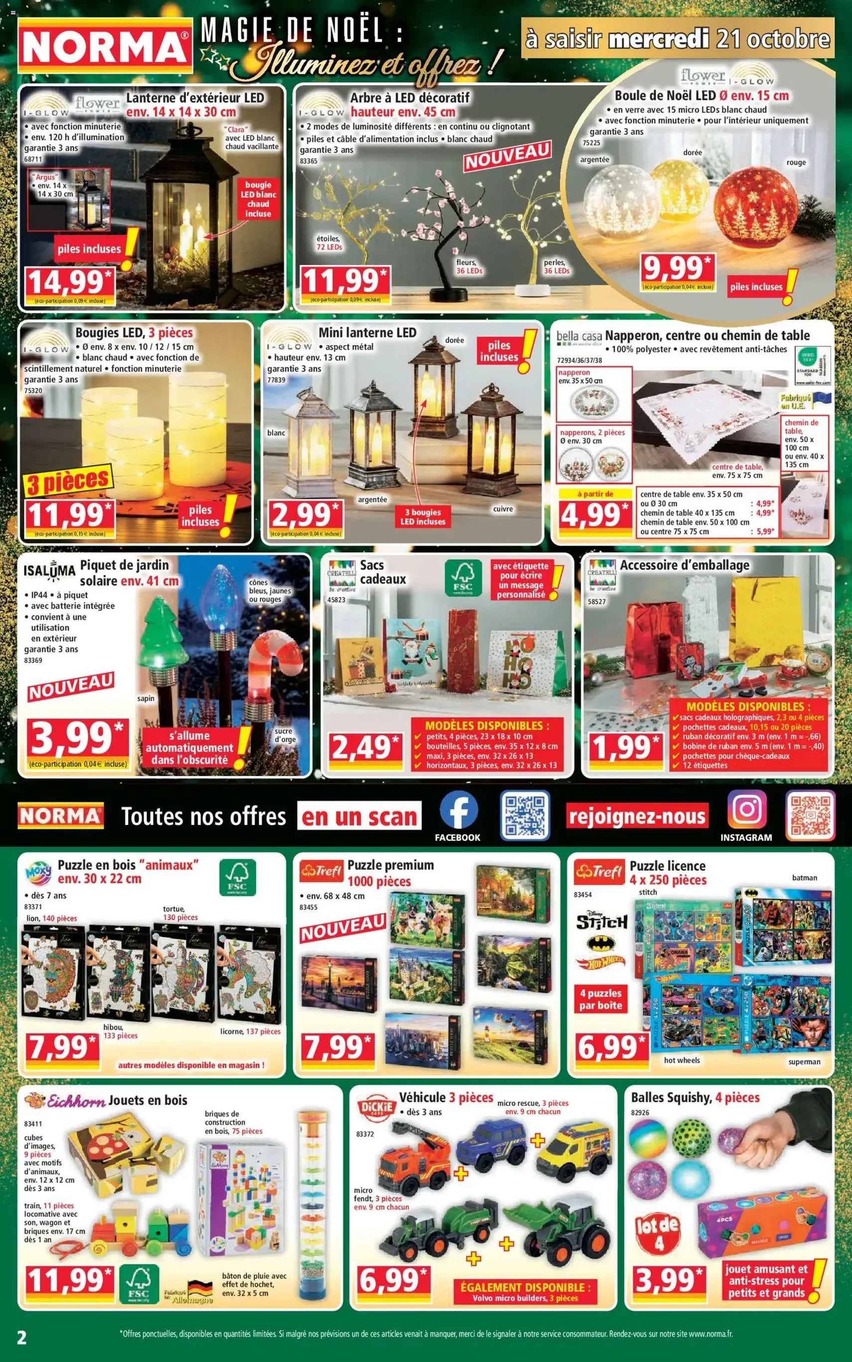 Norma catalogue - brochure valable à partir du 21/10/2026, page 2 sur 12