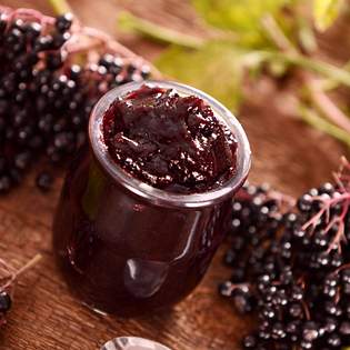 Recipe preview Black elderberry jam