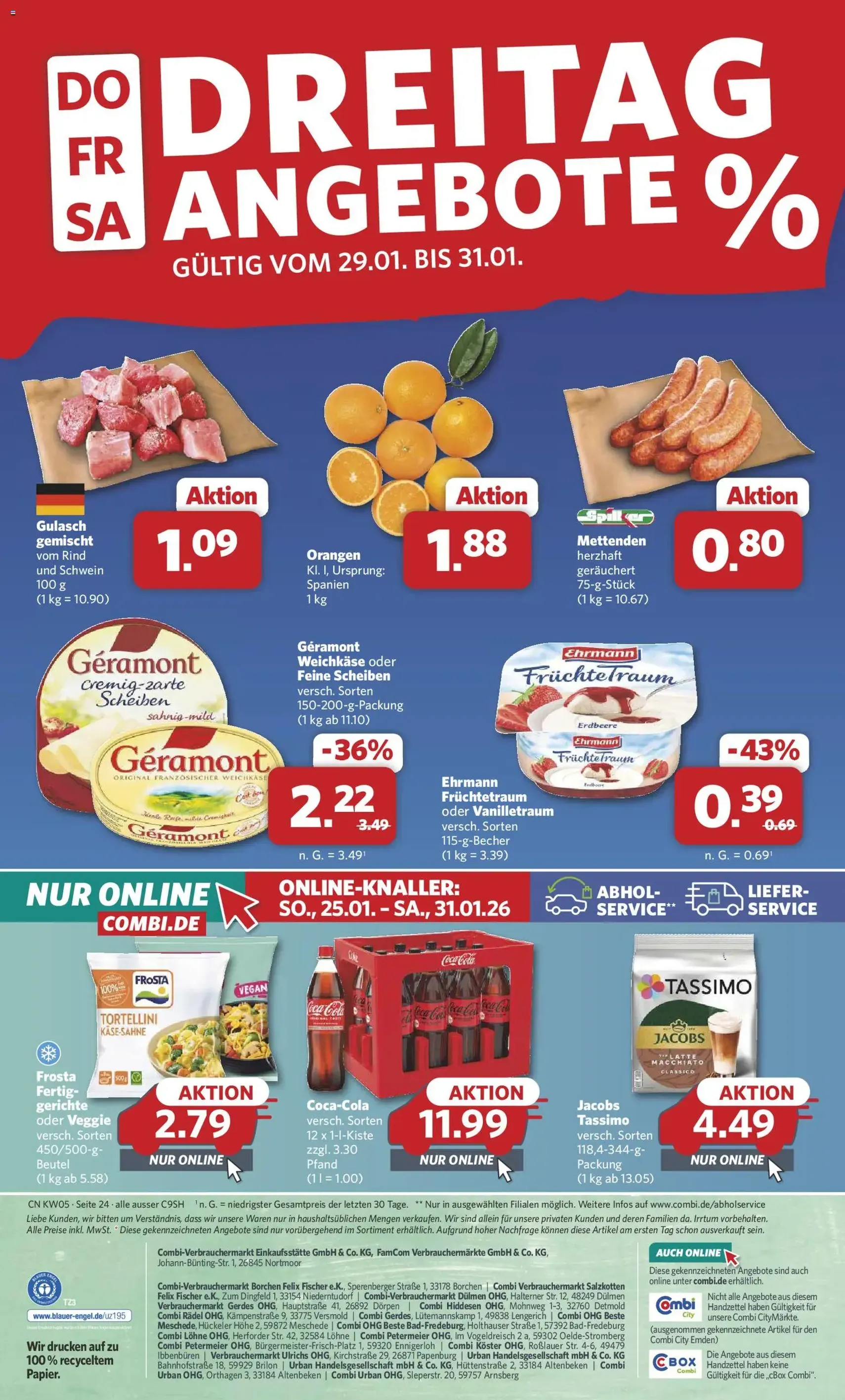 Combi Prospekt - Gültiger Prospekt ab 26.01.2026, Seite 24 von insgesamt 31