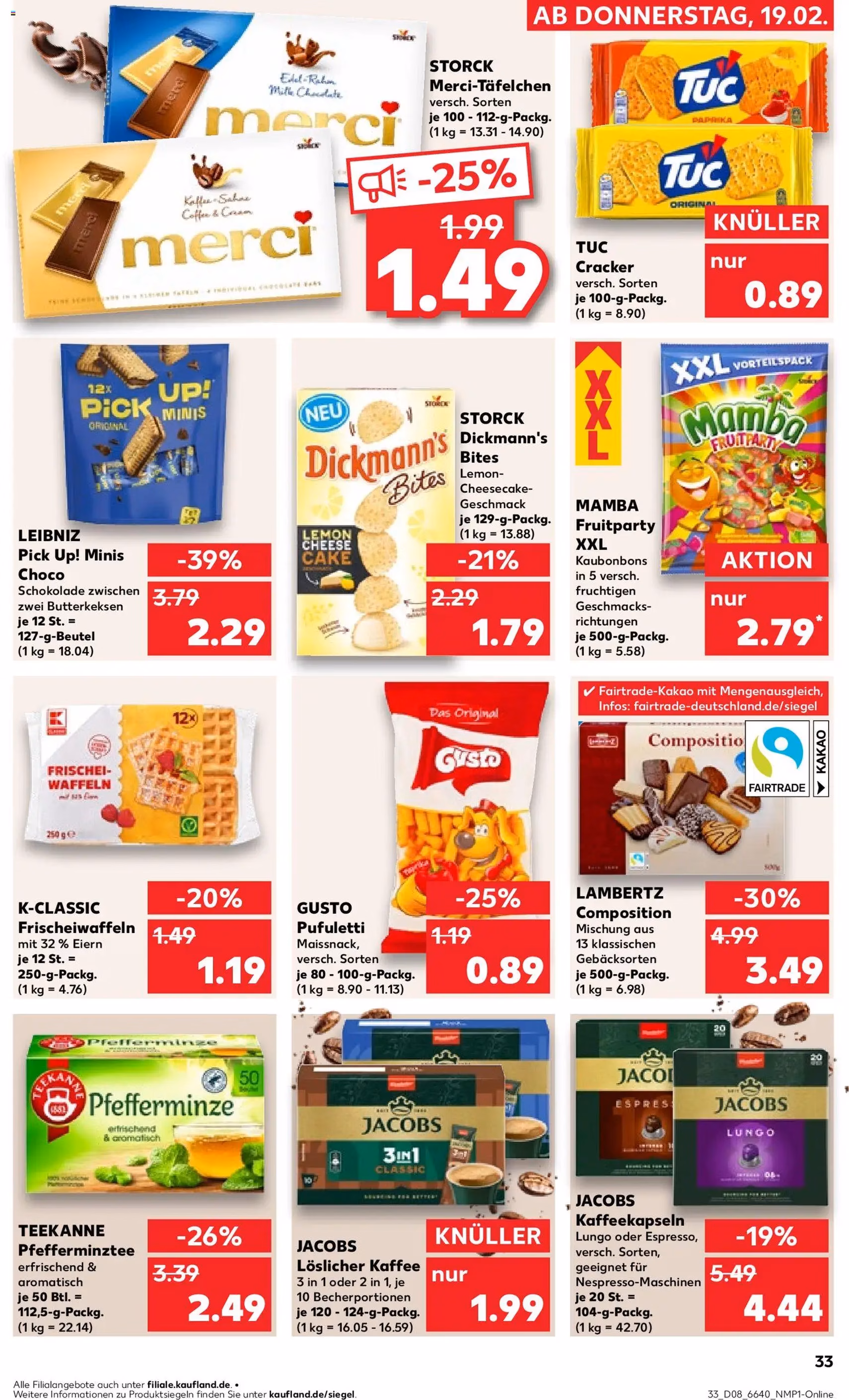 Kaufland Prospekt - Gültiger Prospekt ab 19.02.2026, Seite 33 von insgesamt 59
