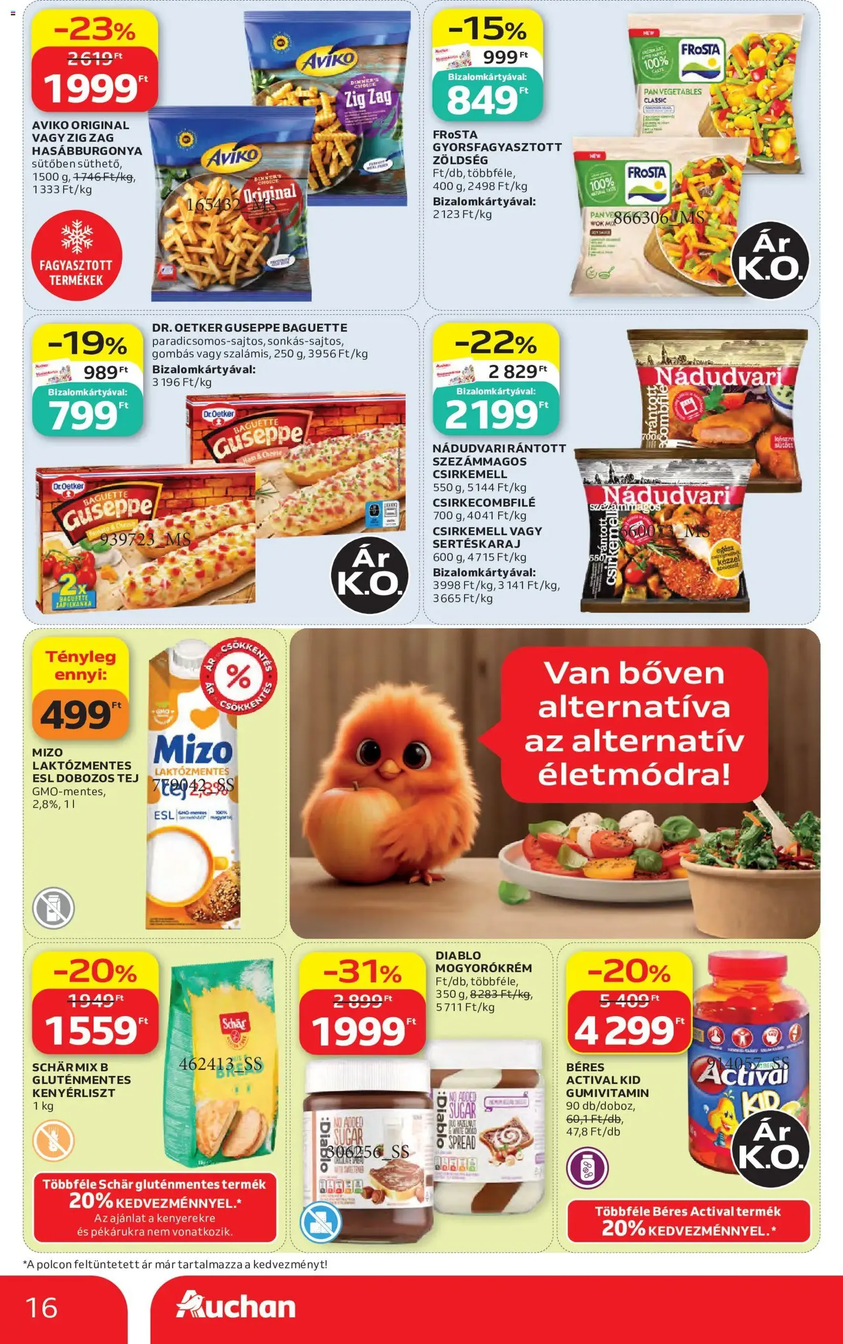 Auchan akciós újság - 2026.07.30. érvényes szórólap 16 oldal 45 oldalból