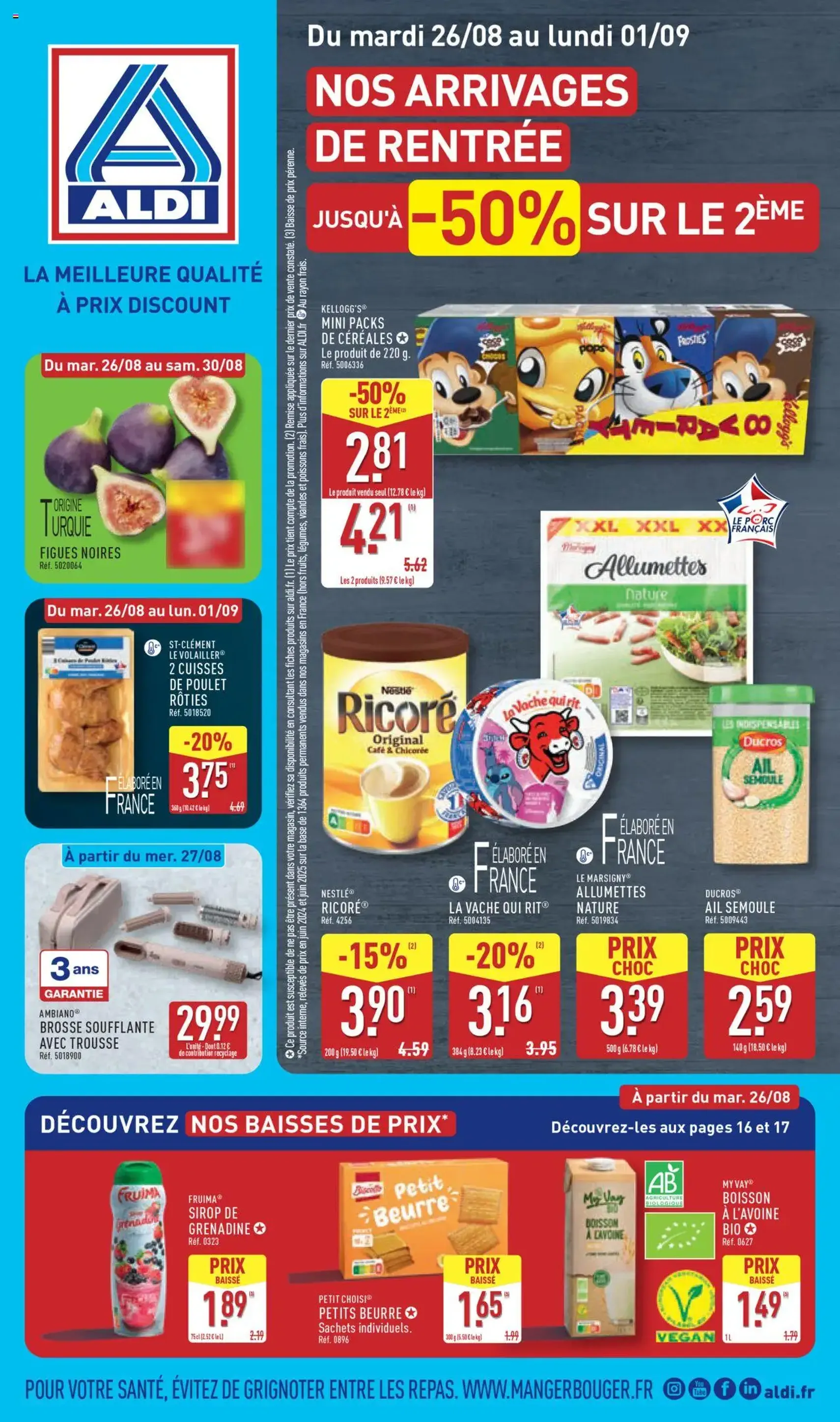 Aldi catalogue semaine 35 - brochure valable à partir du 26/08/2025, page 1 sur 55