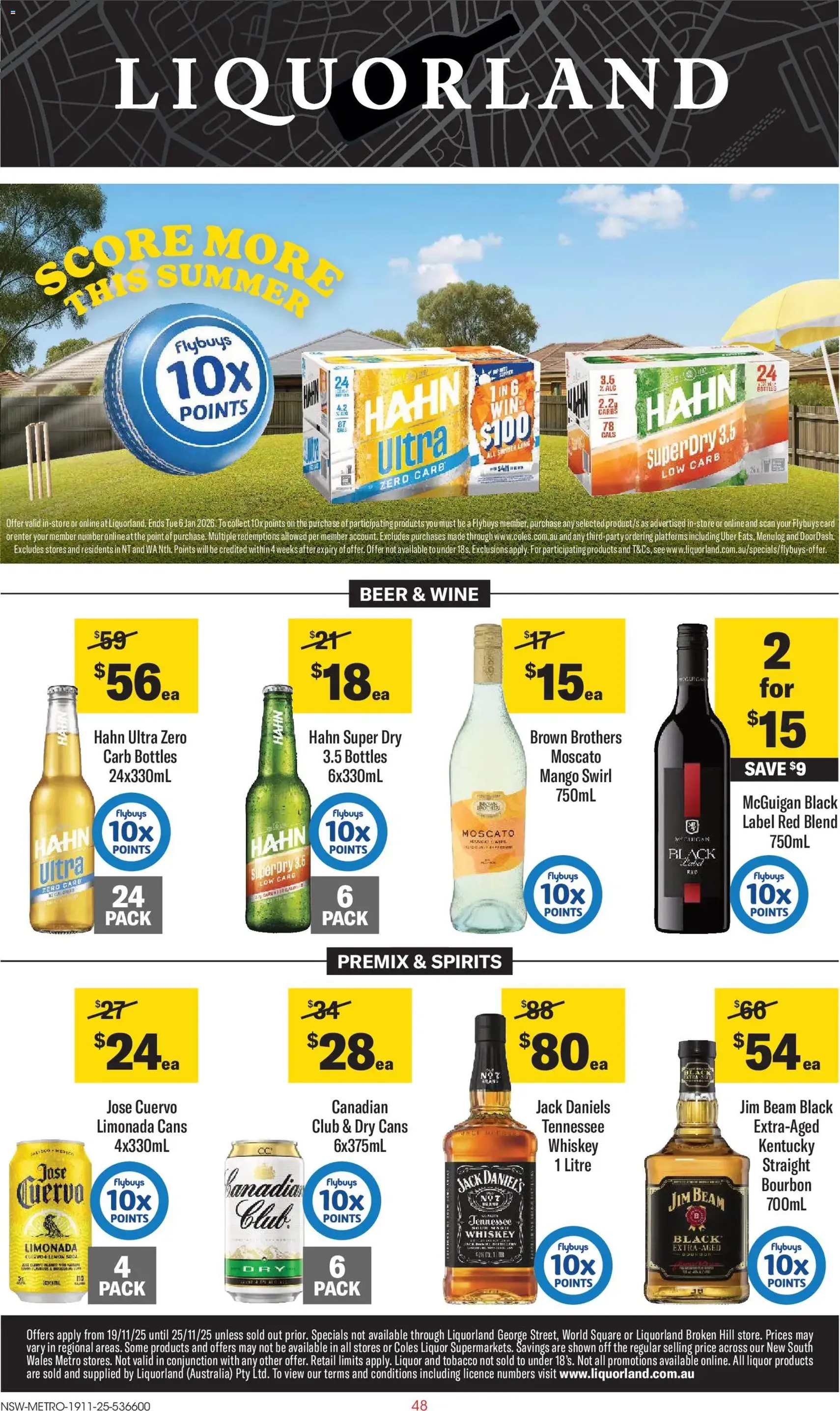 Liquorland Catalogue - valid flyer from 19/11/2025, page 1 of 2