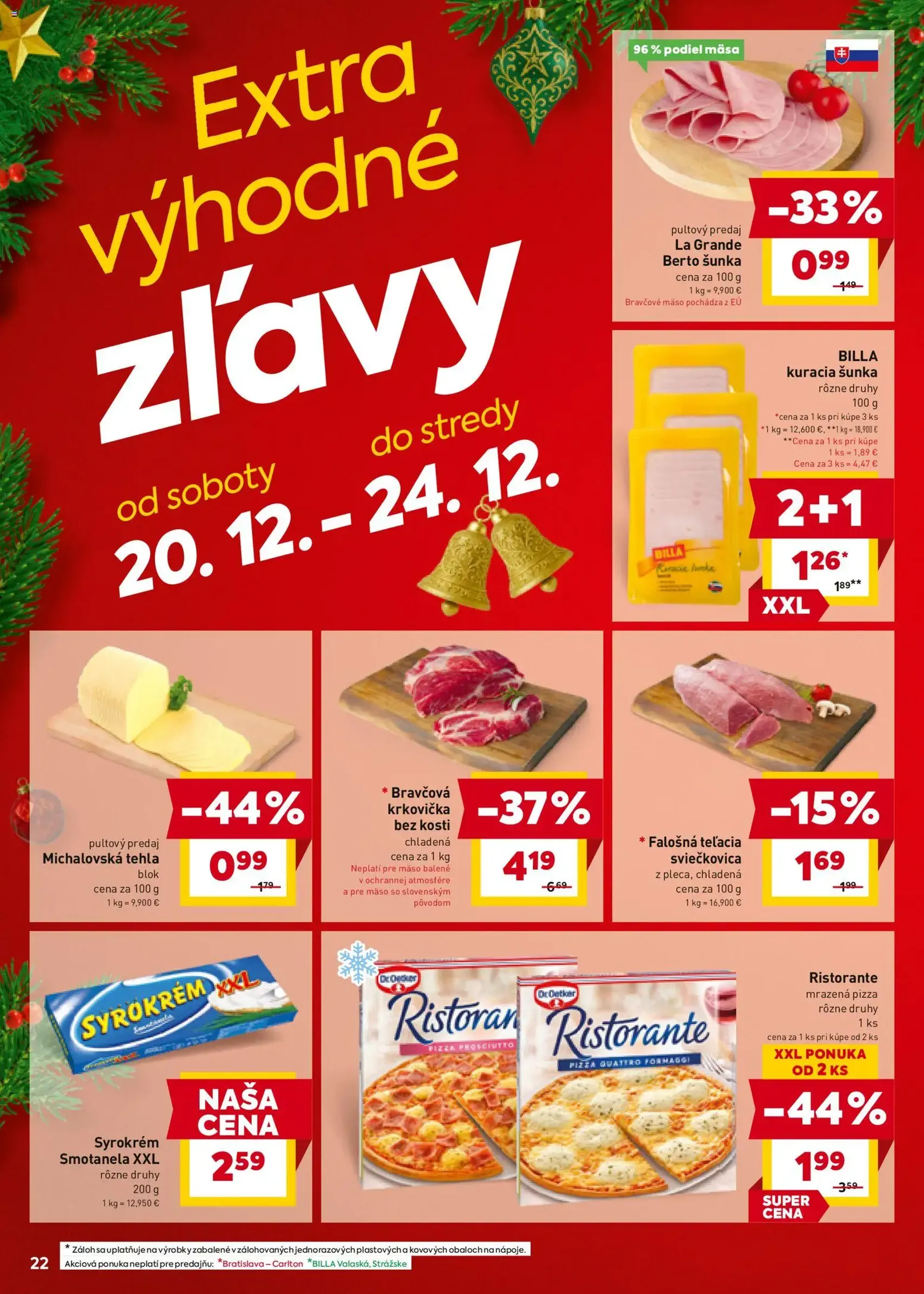 Billa leták - platný leták od 17.12.2025 strana 22 z 24