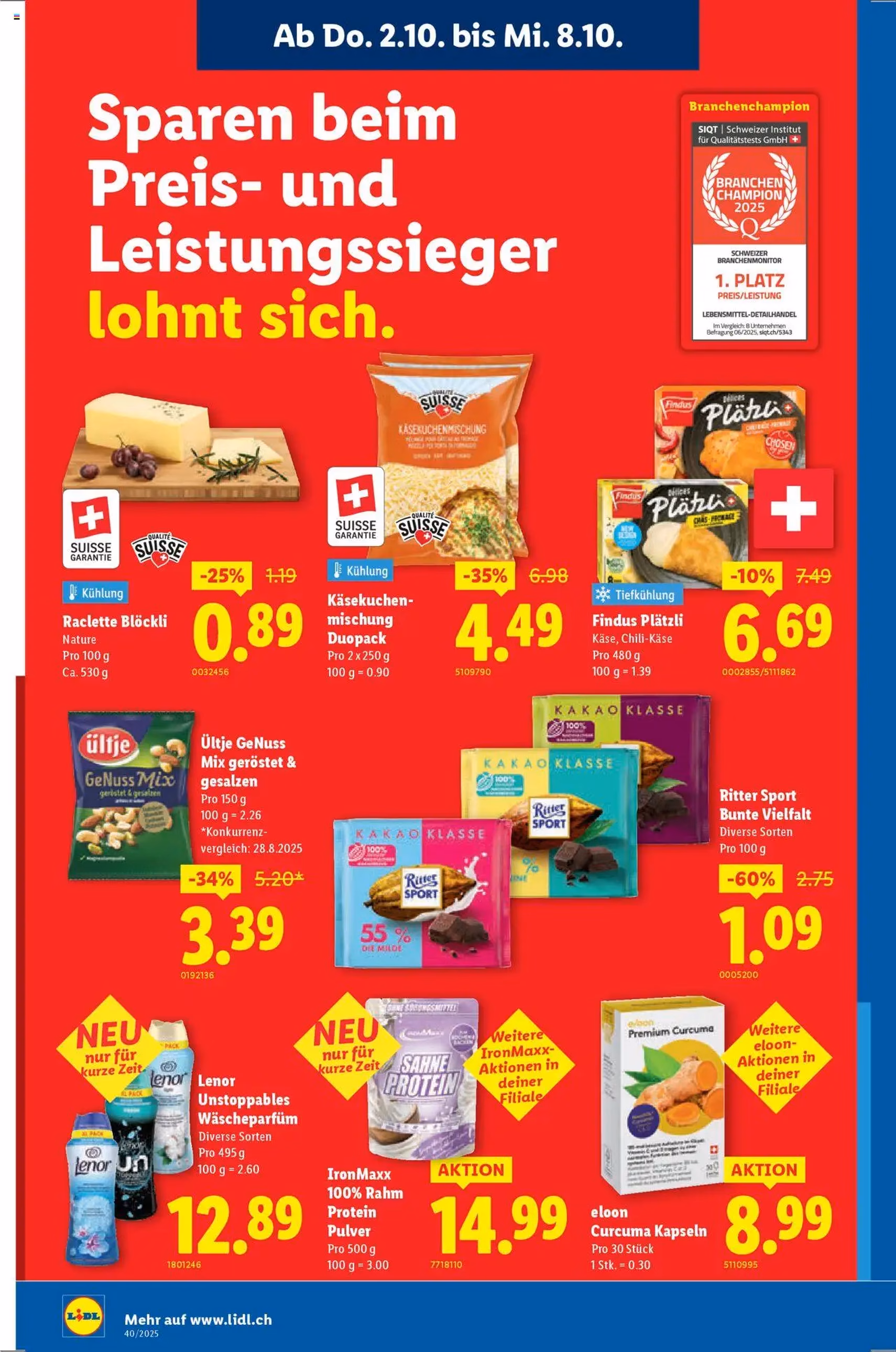 Lidl Aktionen - Gültiger Prospekt ab 02.10.2025, Seite 8 von insgesamt 36