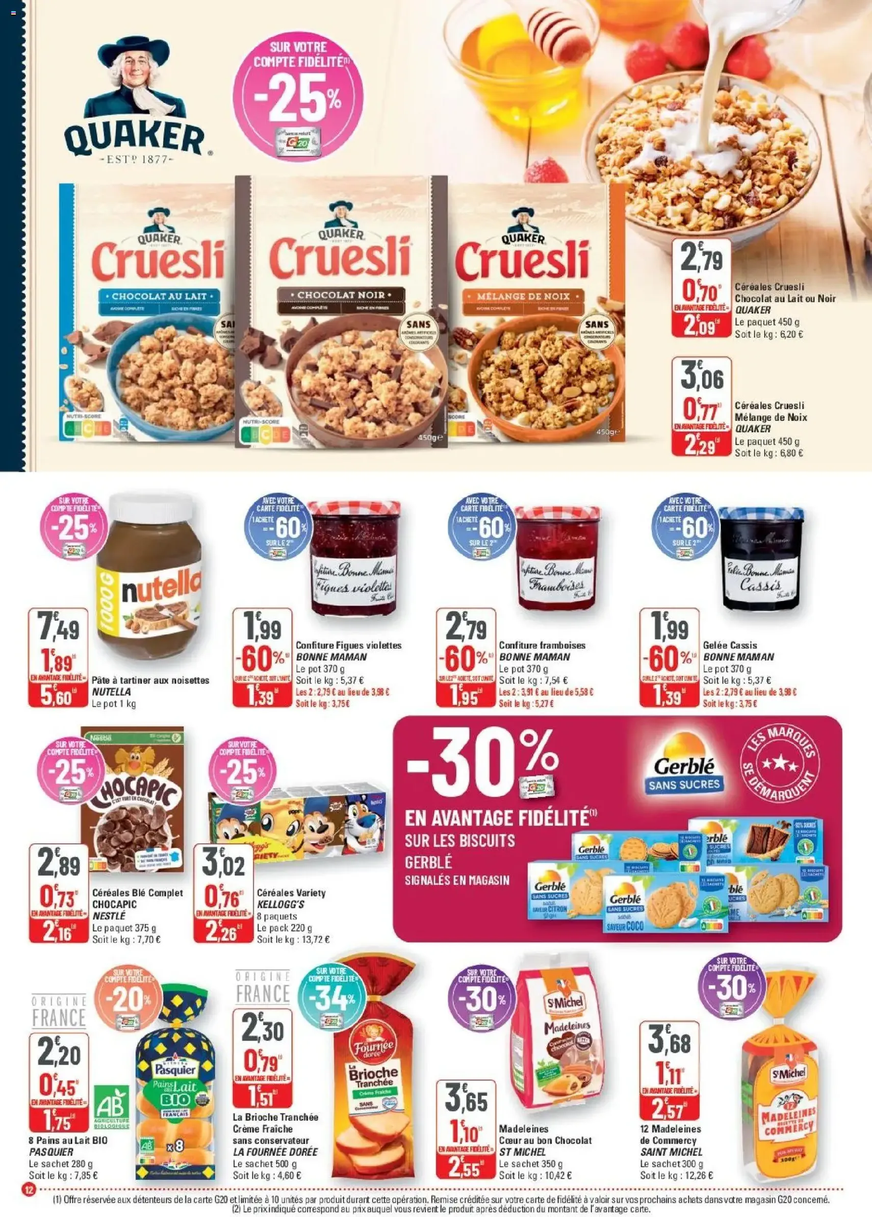 G20 Supermarchés catalogue - brochure valable à partir du 26/08/2026, page 12 sur 20