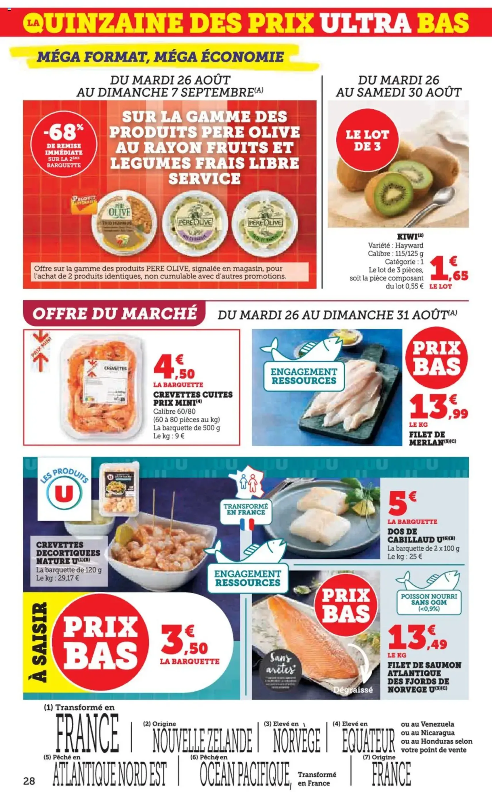 Super U catalogue - brochure valable à partir du 26/08/2025, page 28 sur 44 Super U catalogue - brochure valable à partir du 26/08/2025, page 28 sur 44