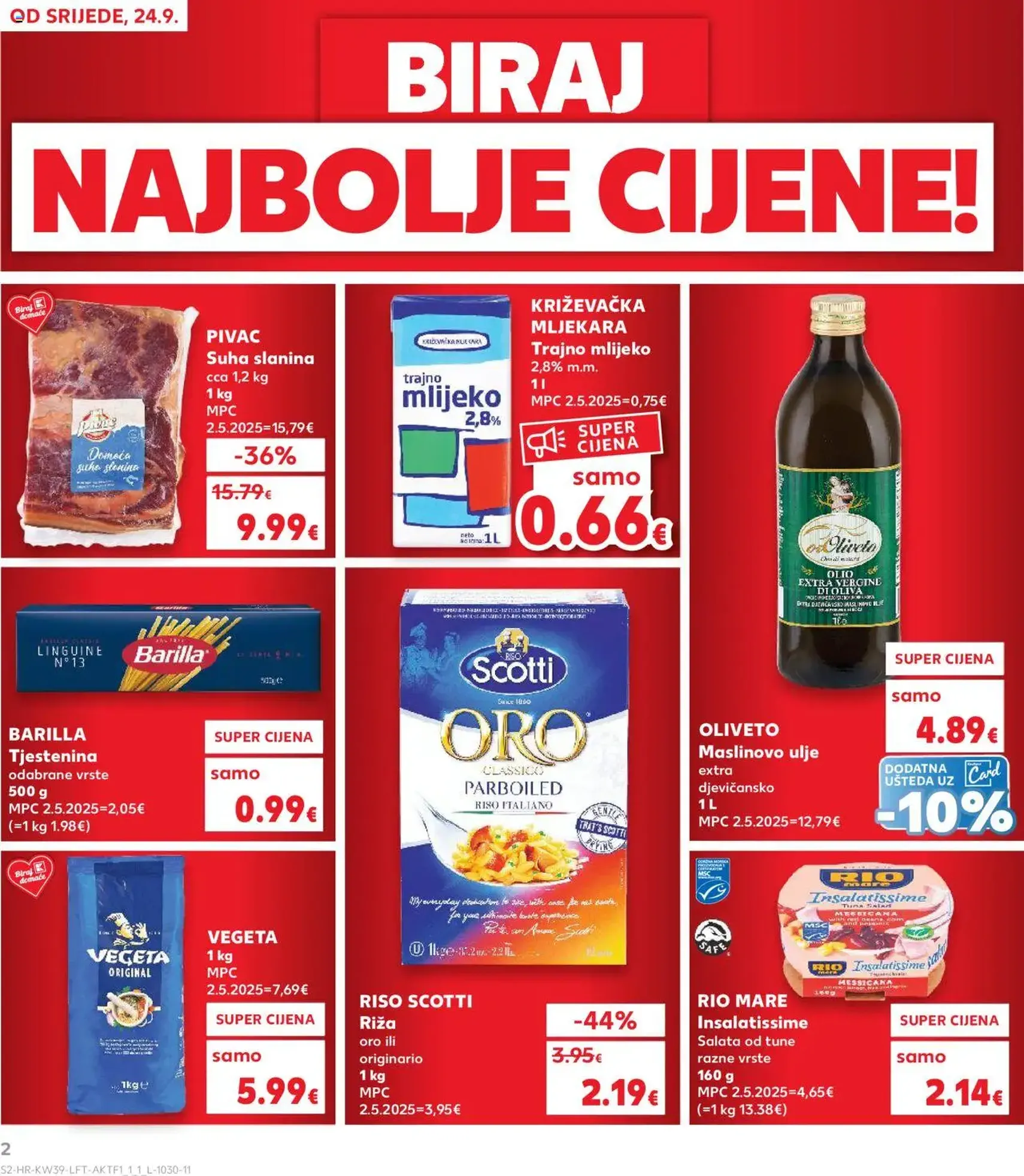 Kaufland HR - Osijek - 2025.09.24. érvényes szórólap 2 oldal 32 oldalból