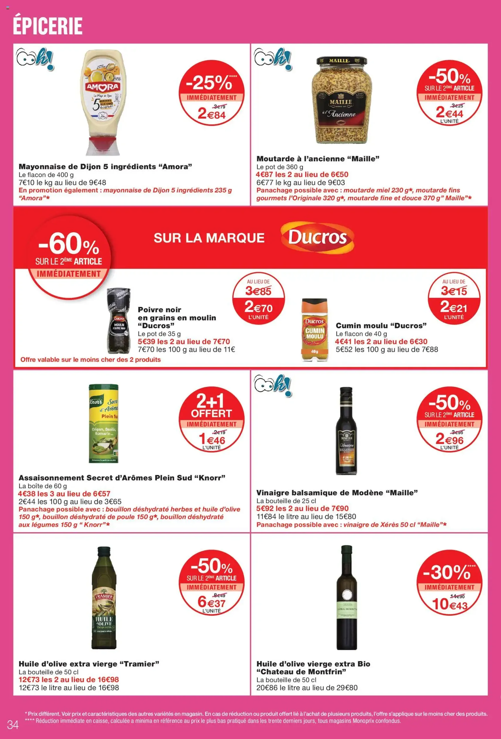 Monoprix catalogue - brochure valable à partir du 30/06/2026, page 34 sur 58