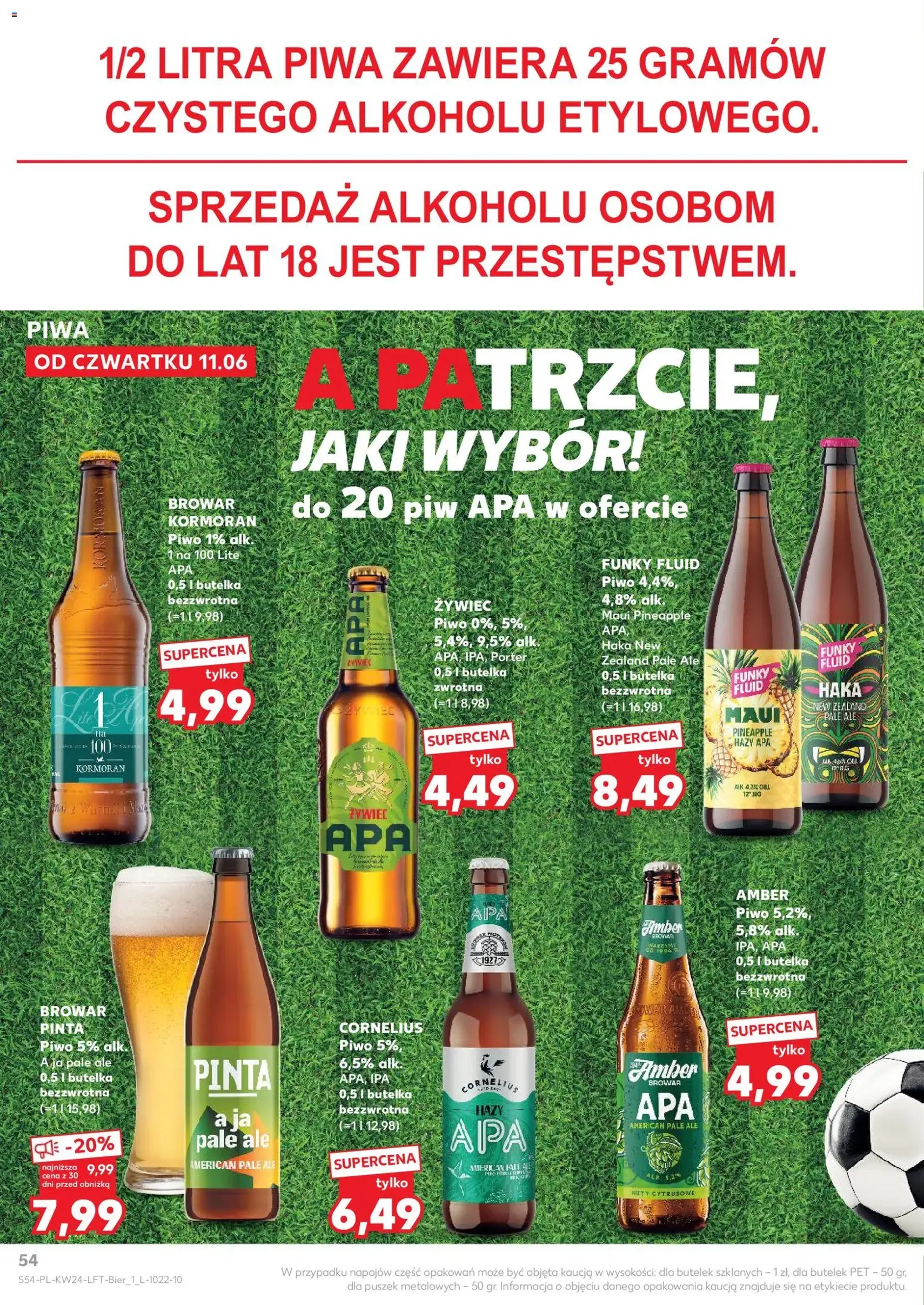 Kaufland gazetka - ważny gazetka od 11.06.2026 strona 54 z 68