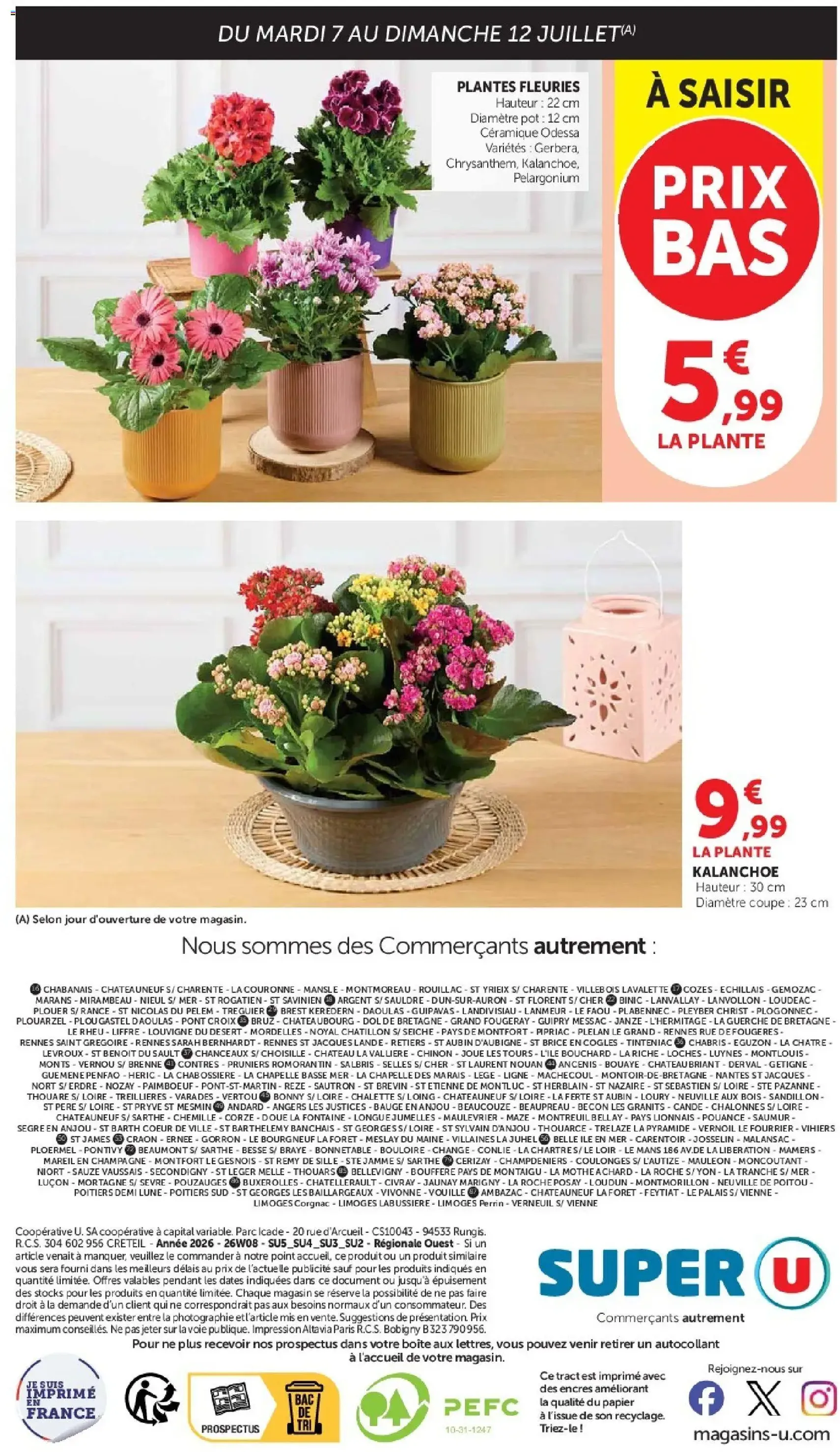 Super U catalogue - brochure valable à partir du 07/07/2026, page 10 sur 10