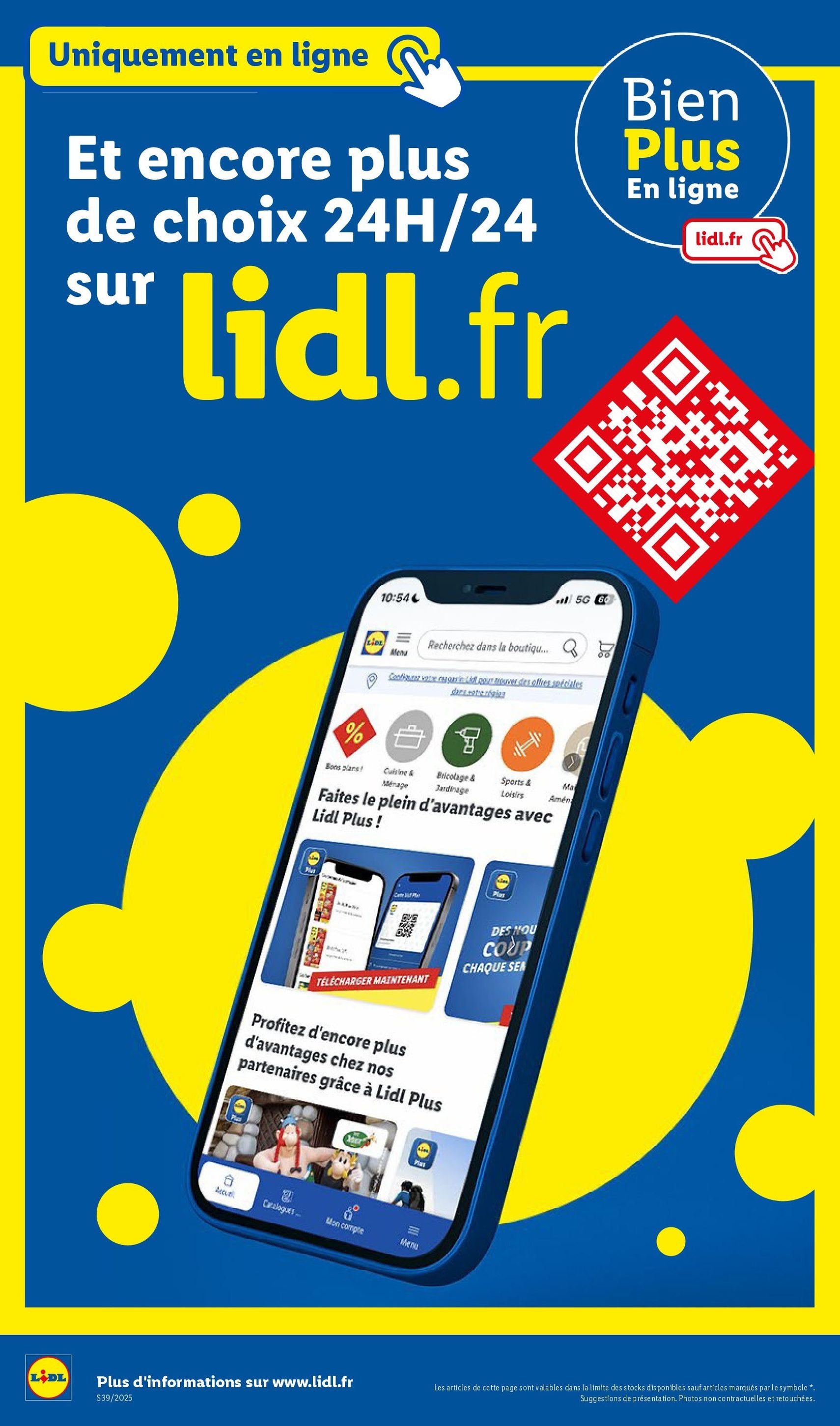 LIDL catalogue semaine 39 - brochure valable à partir du 25/09/2025, page 4 sur 73
