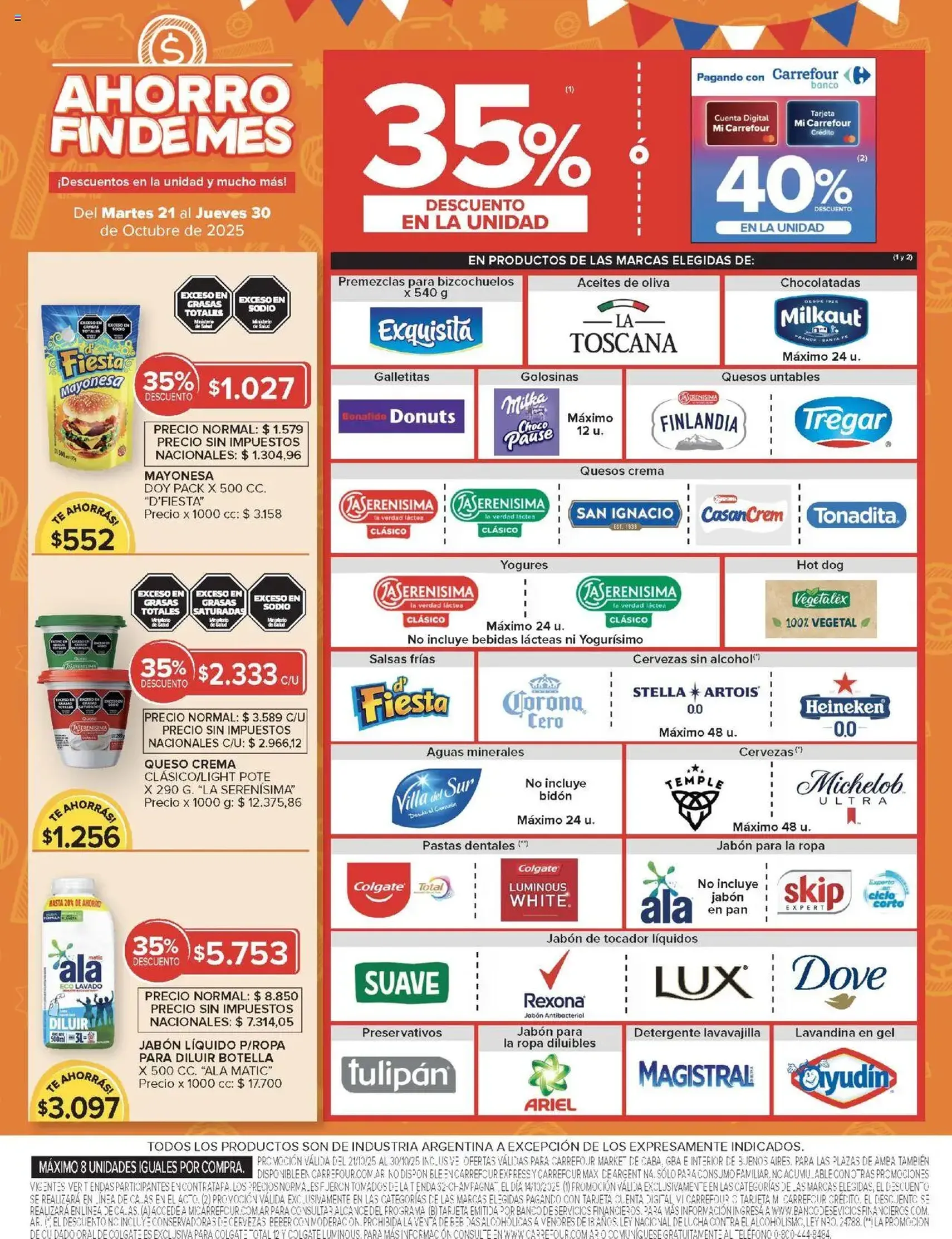 Carrefour - Ofertas Carrefour | 21 al 30 Octubre - 877a82af-aec3-47b2-a5ca-060b2cfa1f47 - folleto válido desde 21/10/2025 página 36 de 47 Carrefour - Ofertas Carrefour | 21 al 30 Octubre - 877a82af-aec3-47b2-a5ca-060b2cfa1f47 - folleto válido desde 21/10/2025 página 36 de 47