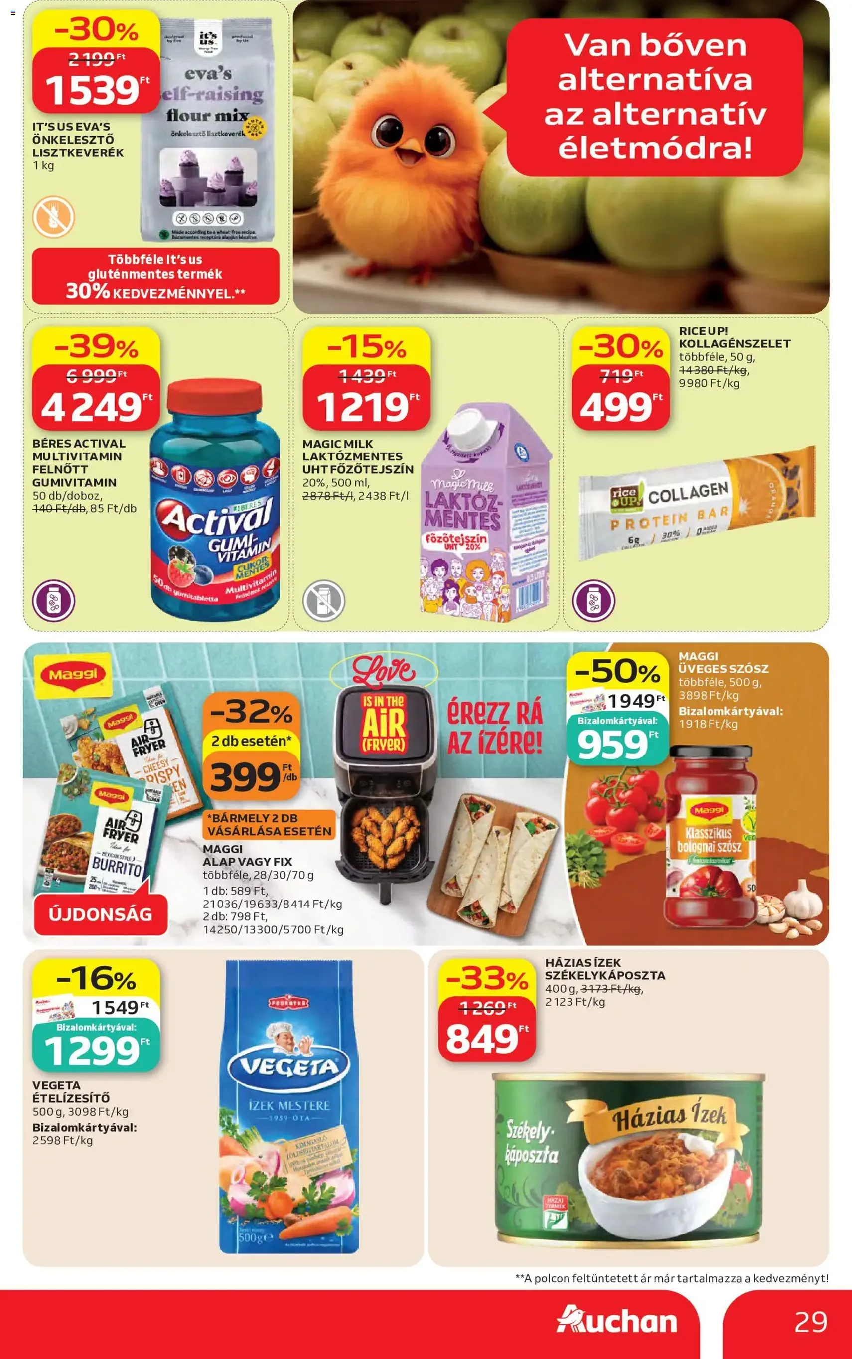 Auchan akciós újság - 2026.05.14. érvényes szórólap 29 oldal 58 oldalból