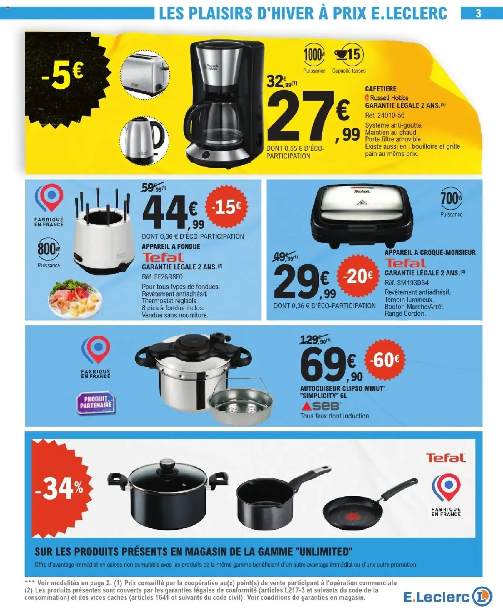 E.Leclerc catalogue semaine 45 - brochure valable à partir du 04/11/2025, page 3 sur 36