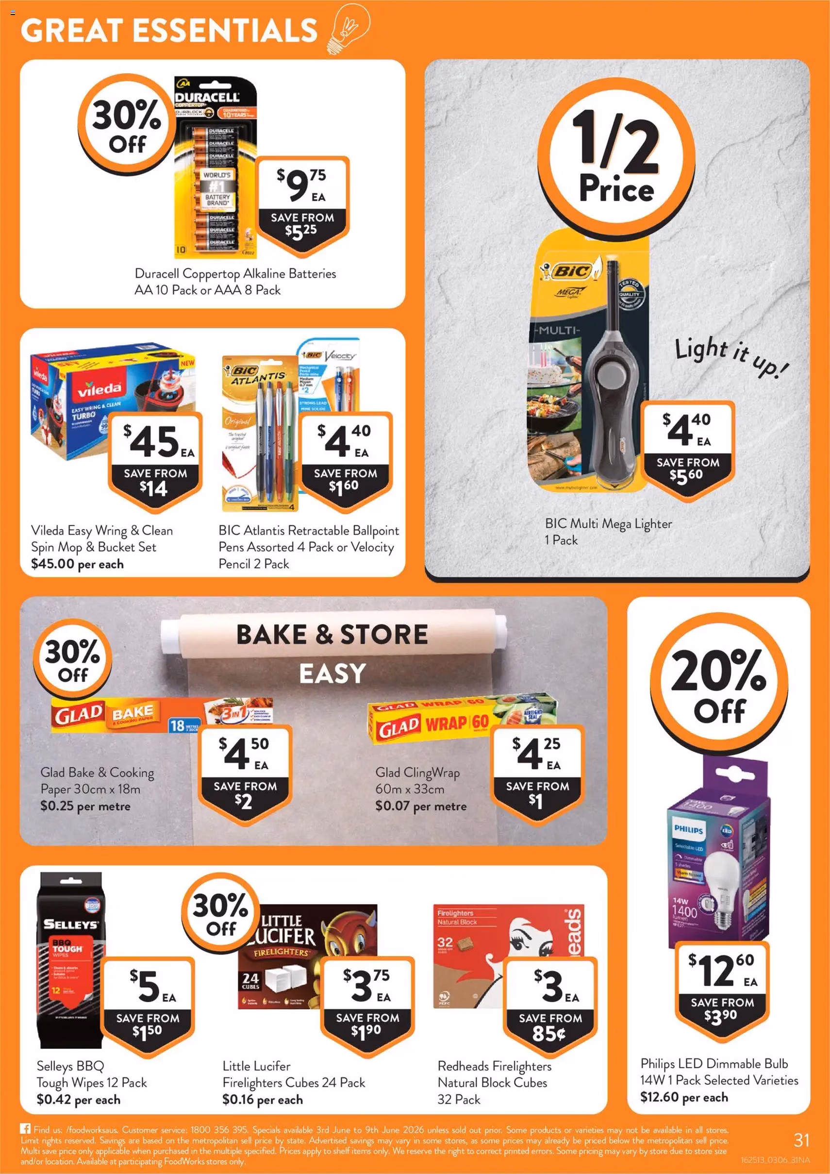Foodworks catalogue - valid flyer from 03/06/2026, page 31 of 31