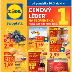 Lidl leták - náhľad letáku platný od 30.03.2026
