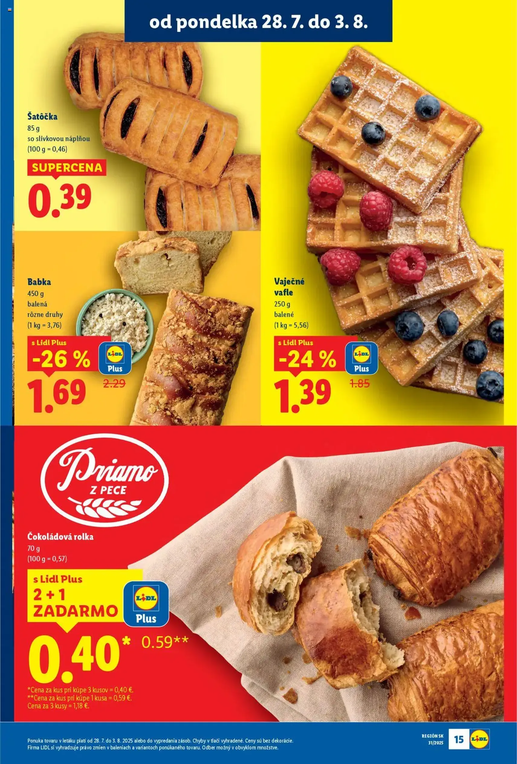 Lidl leták - platný leták od 28.07.2025 strana 15 z 87 Lidl leták - platný leták od 28.07.2025 strana 15 z 87