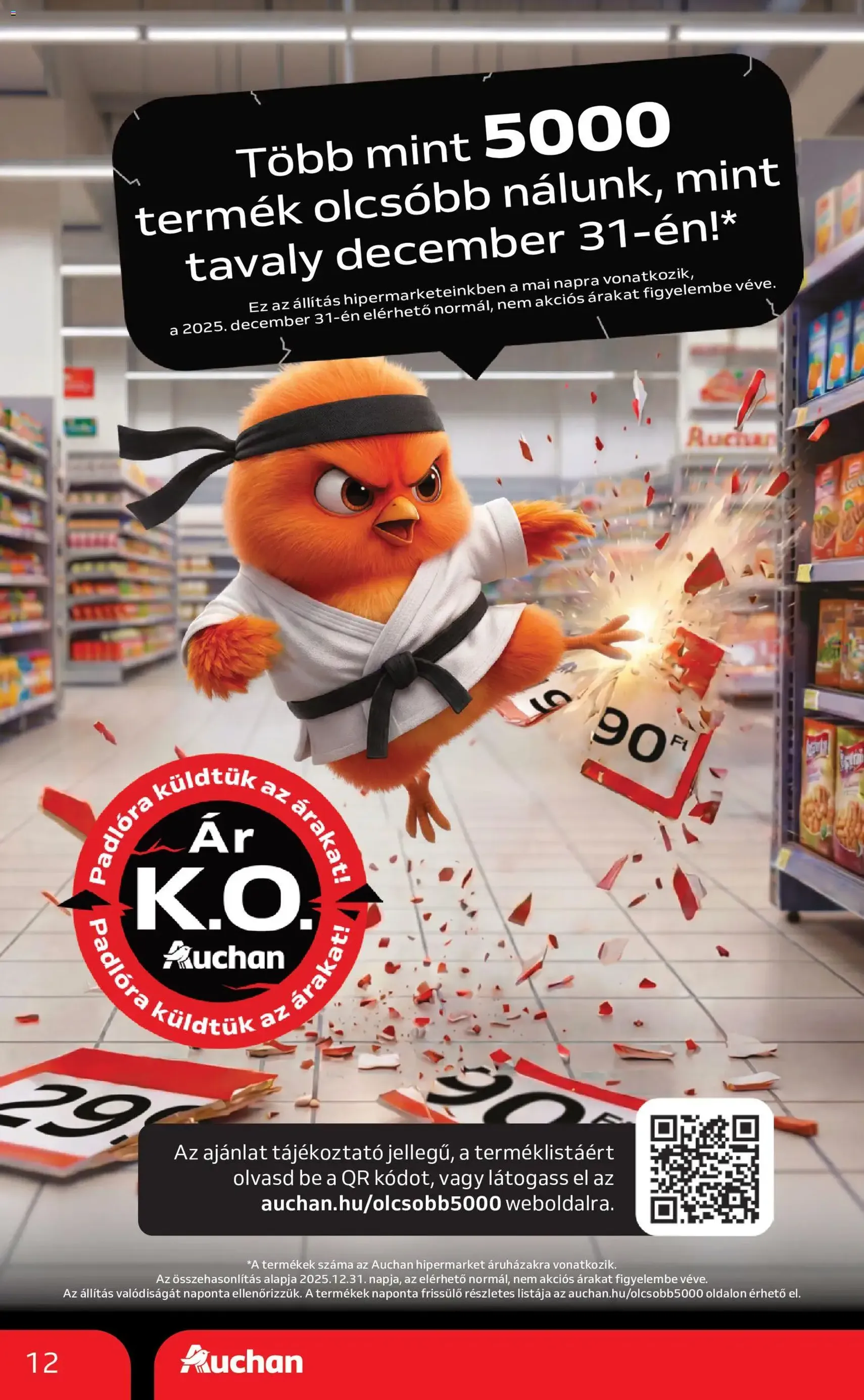 Auchan akciós újság - 2026.07.16. érvényes szórólap 12 oldal 56 oldalból