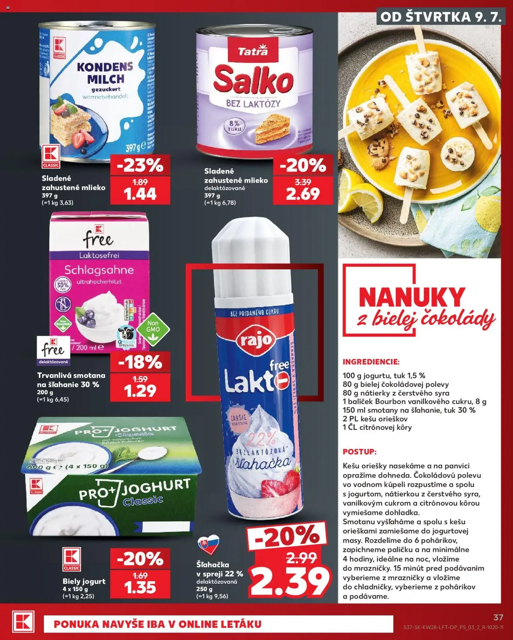 Kaufland SK akciós újság - 2026.07.09. érvényes szórólap 37 oldal 82 oldalból