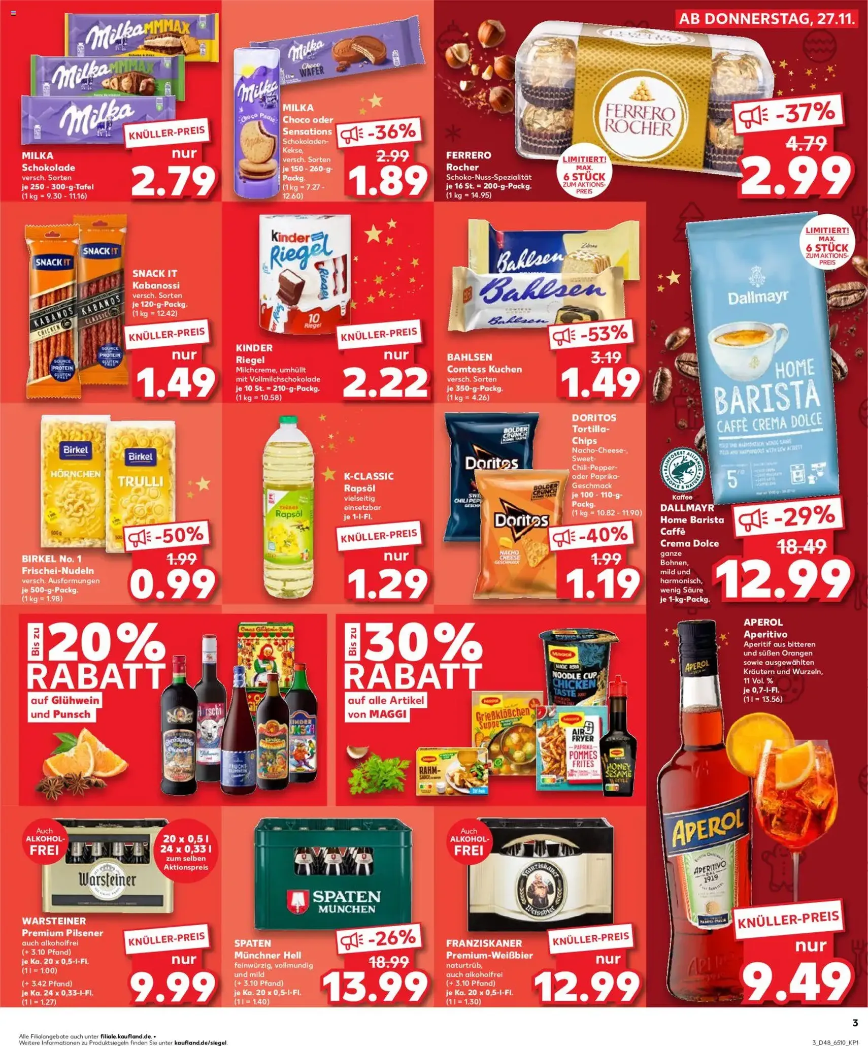 Kaufland DE - DE Folder Köln - geldige folder vanaf 27-11-2025 pagina 3 van 36
