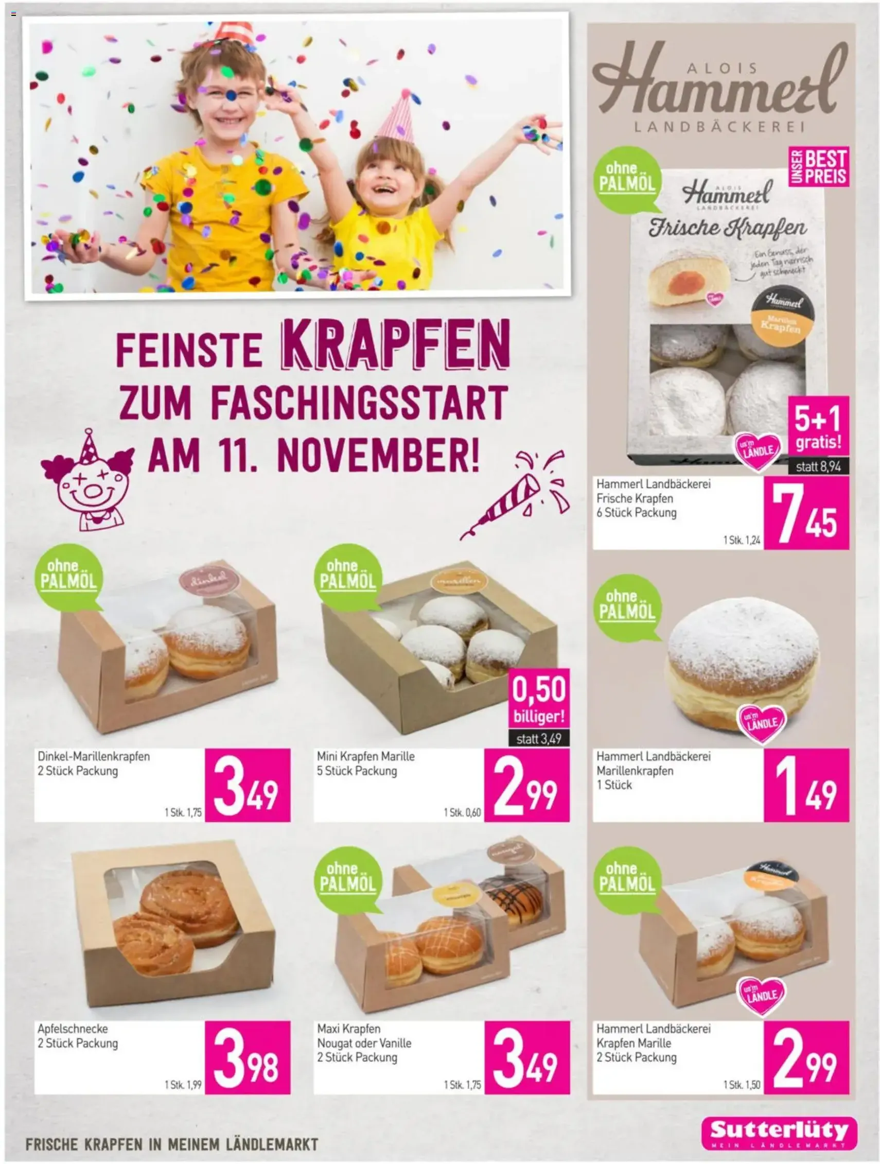 Sutterlüty Flugblatt - Gültiger Prospekt ab 05.11.2025, Seite 3 von insgesamt 24