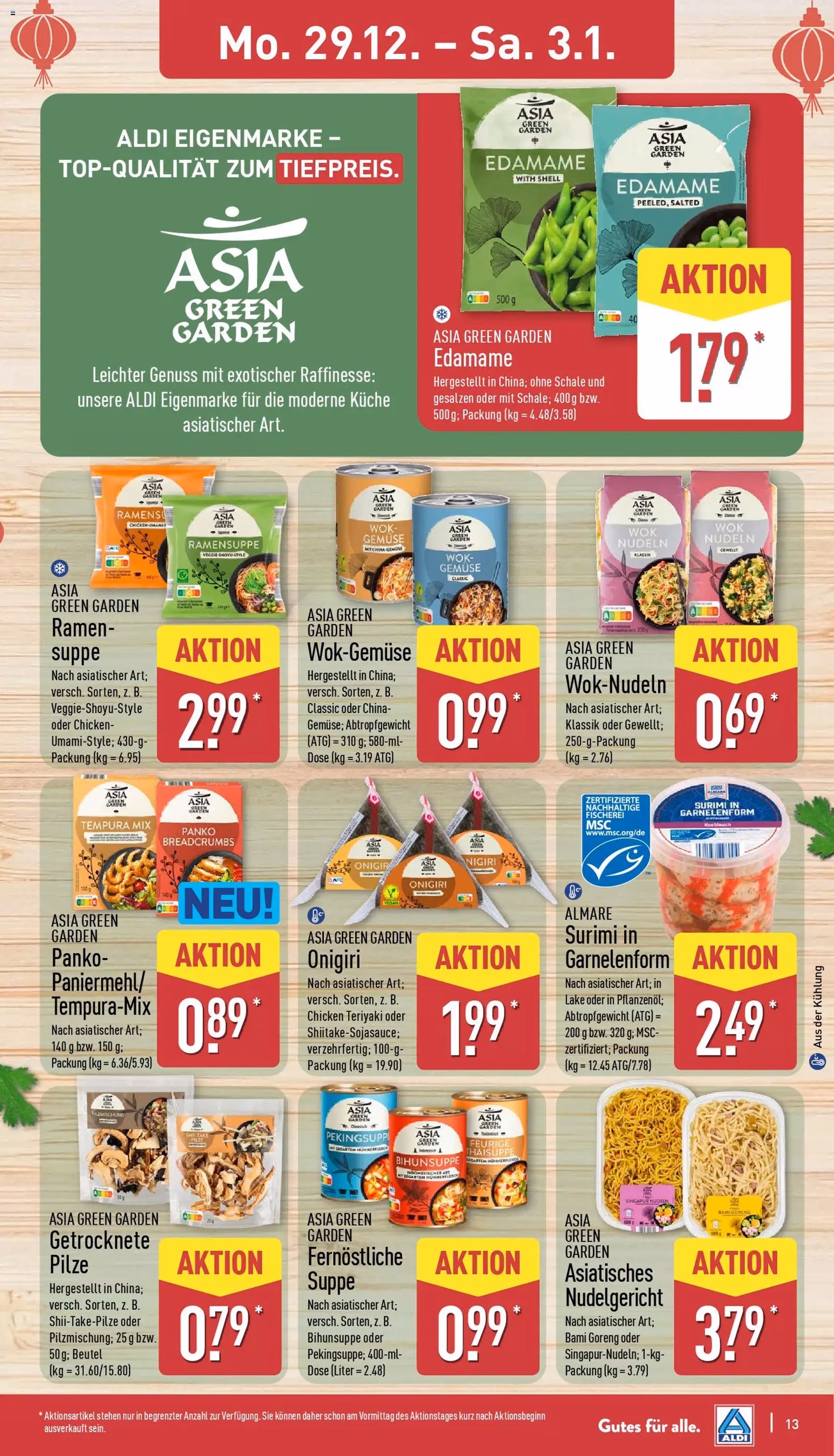 Aldi Prospekt - Gültiger Prospekt ab 29.12.2025, Seite 13 von insgesamt 32