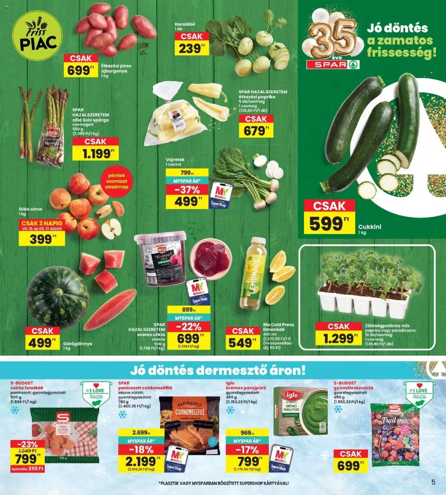 Interspar akciós újság - 2026.05.14. érvényes szórólap 5 oldal 19 oldalból