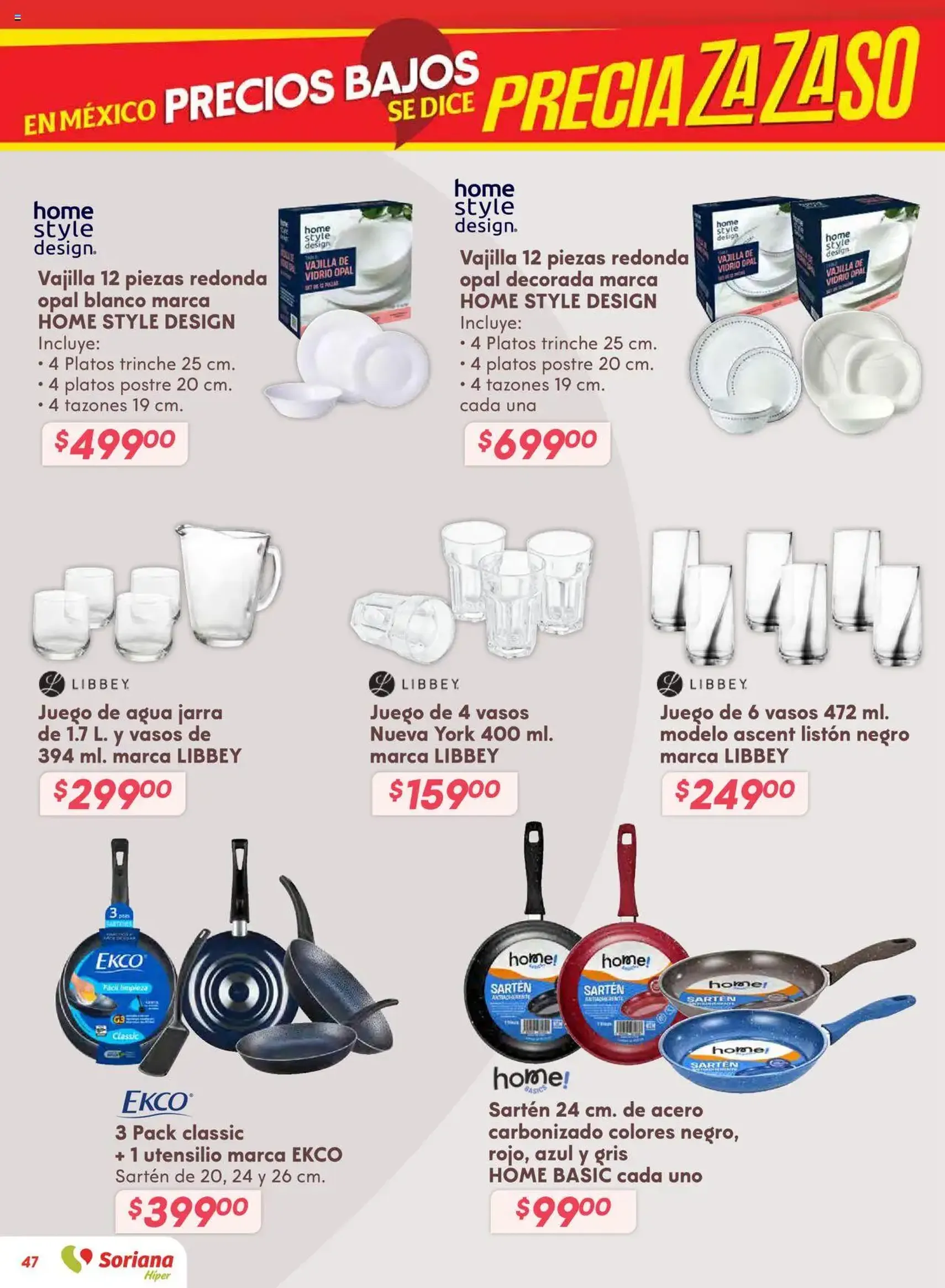 Soriana - Preciazazaso Híper: Ags, Col, Gto, Jal, Mich - folleto válido desde 14/08/2025 página 47 de 55 Soriana - Preciazazaso Híper: Ags, Col, Gto, Jal, Mich - folleto válido desde 14/08/2025 página 47 de 55