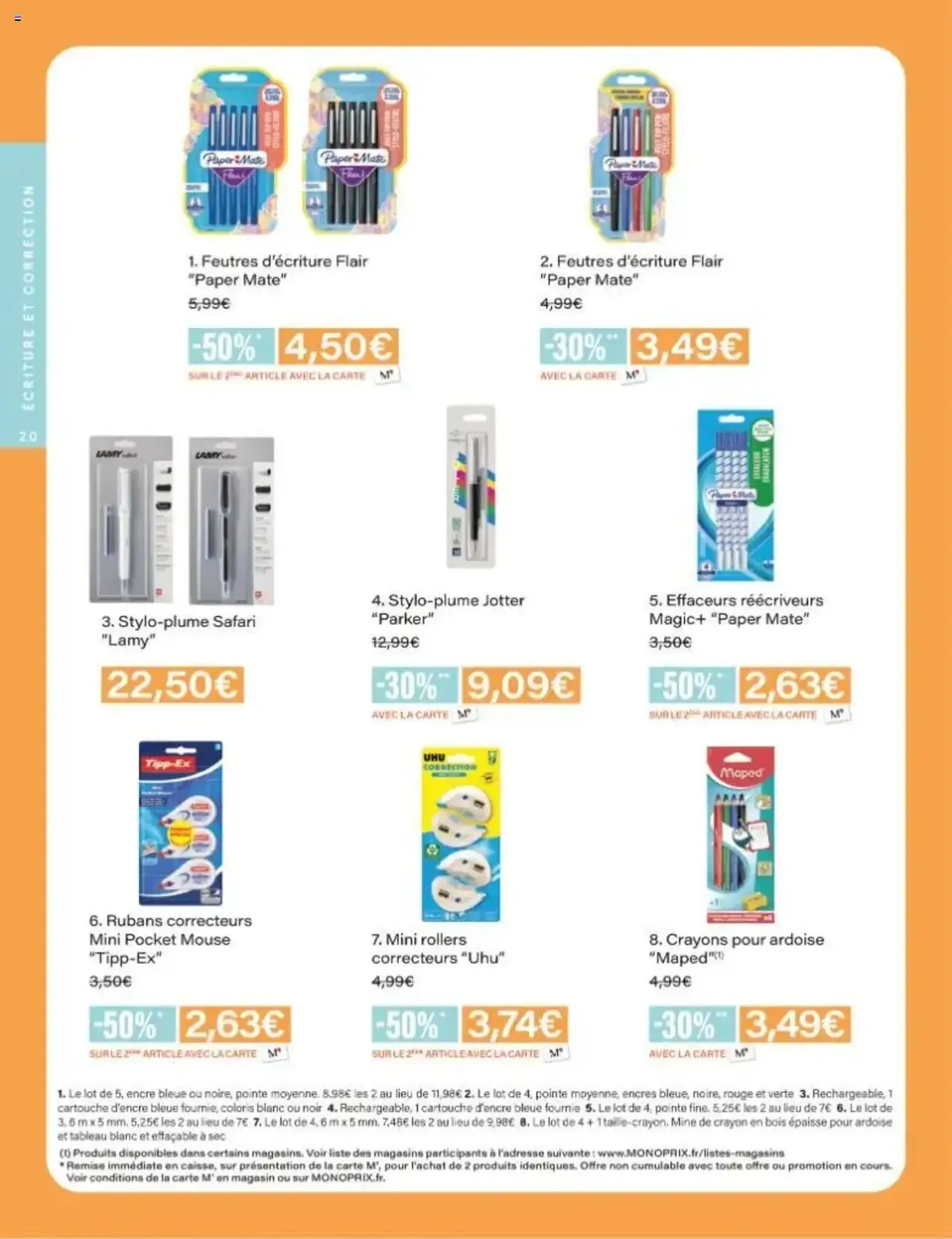 Monoprix catalogue guide de rentrée - brochure valable à partir du 05/08/2025, page 20 sur 42