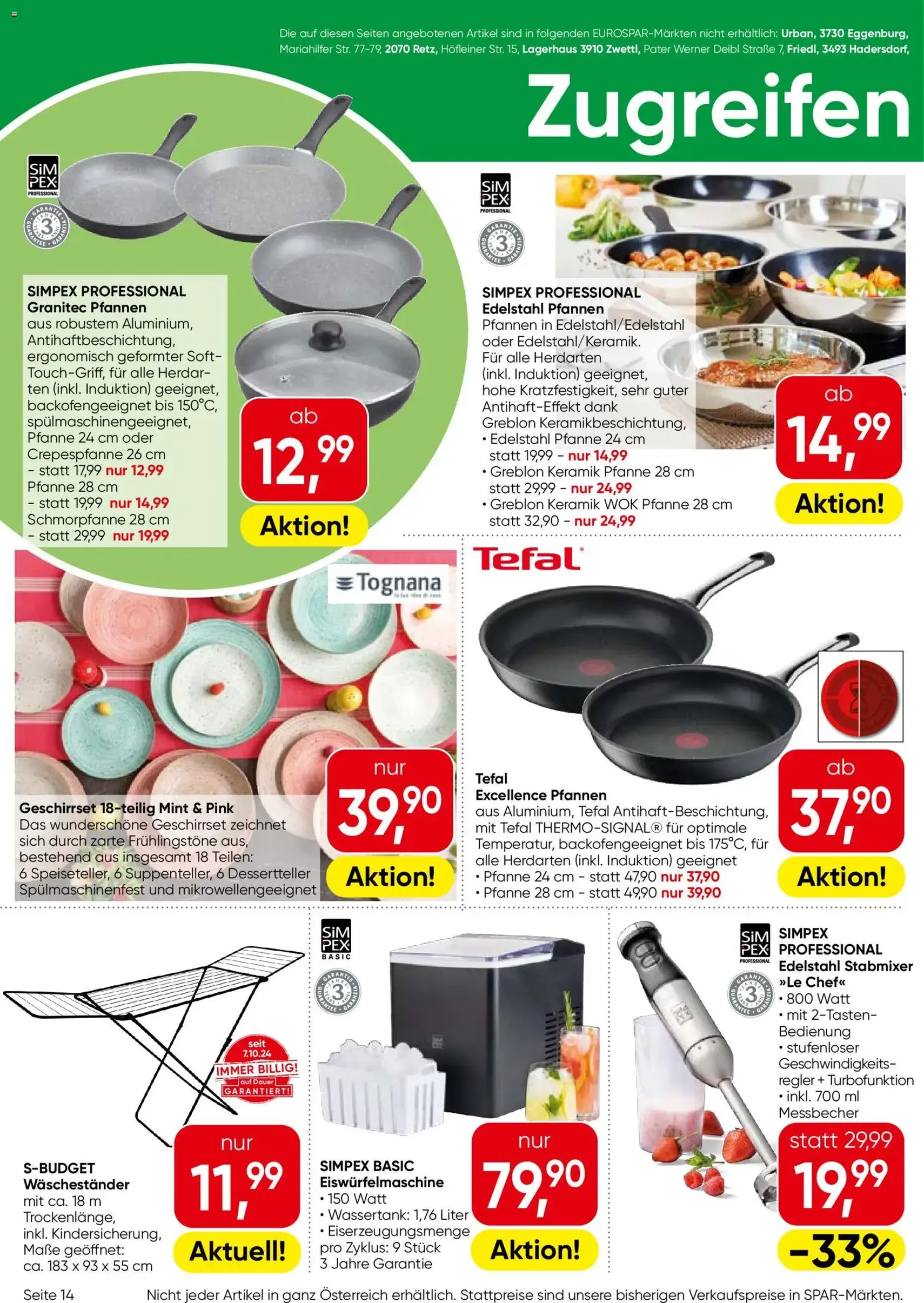 Eurospar Flugblatt - Gültiger Prospekt ab 03.06.2026, Seite 14 von insgesamt 16