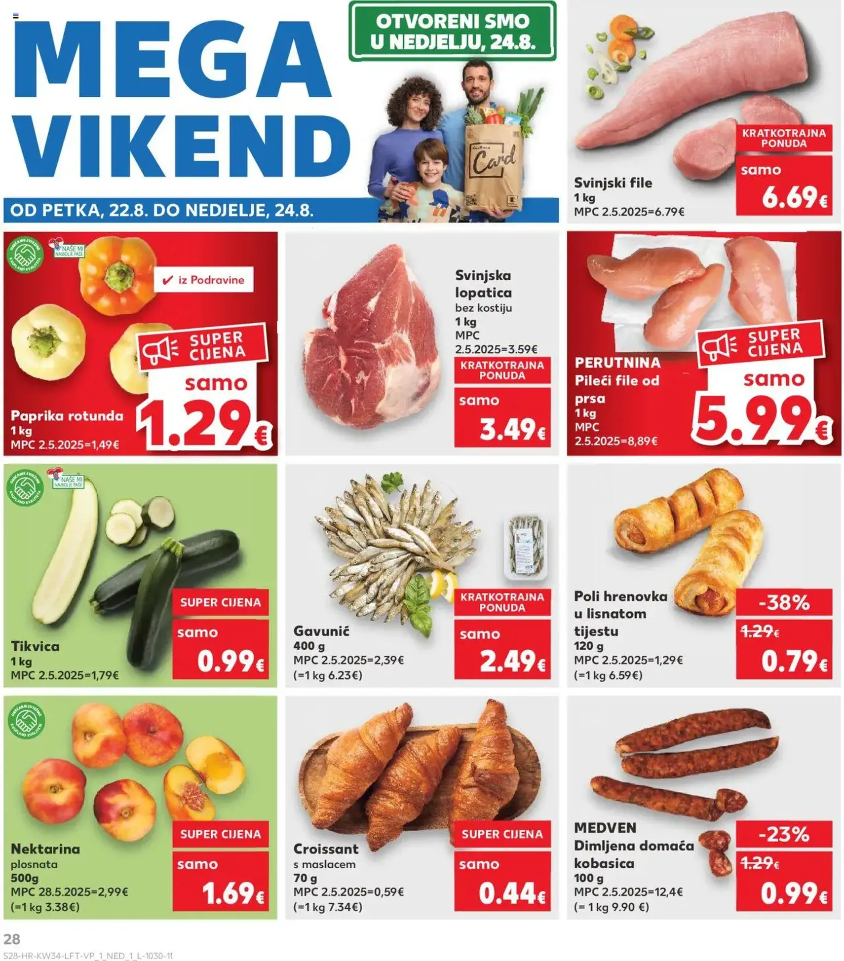 Kaufland HR - Split-Ravne njive - 2025.08.20. érvényes szórólap 28 oldal 32 oldalból