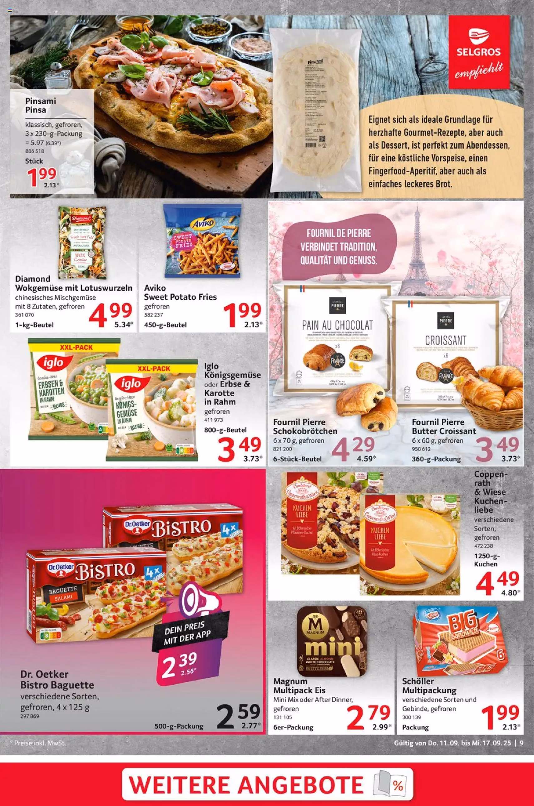 Selgros Prospekt - Gültiger Prospekt ab 11.09.2025, Seite 9 von insgesamt 28 Selgros Prospekt - Gültiger Prospekt ab 11.09.2025, Seite 9 von insgesamt 28