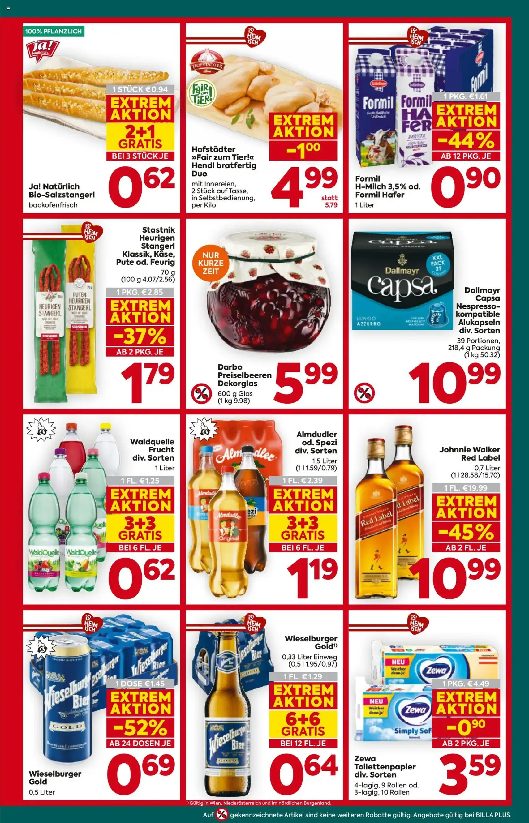Billa Plus Flugblatt - Gültiger Prospekt ab 22.10.2026, Seite 7 von insgesamt 20