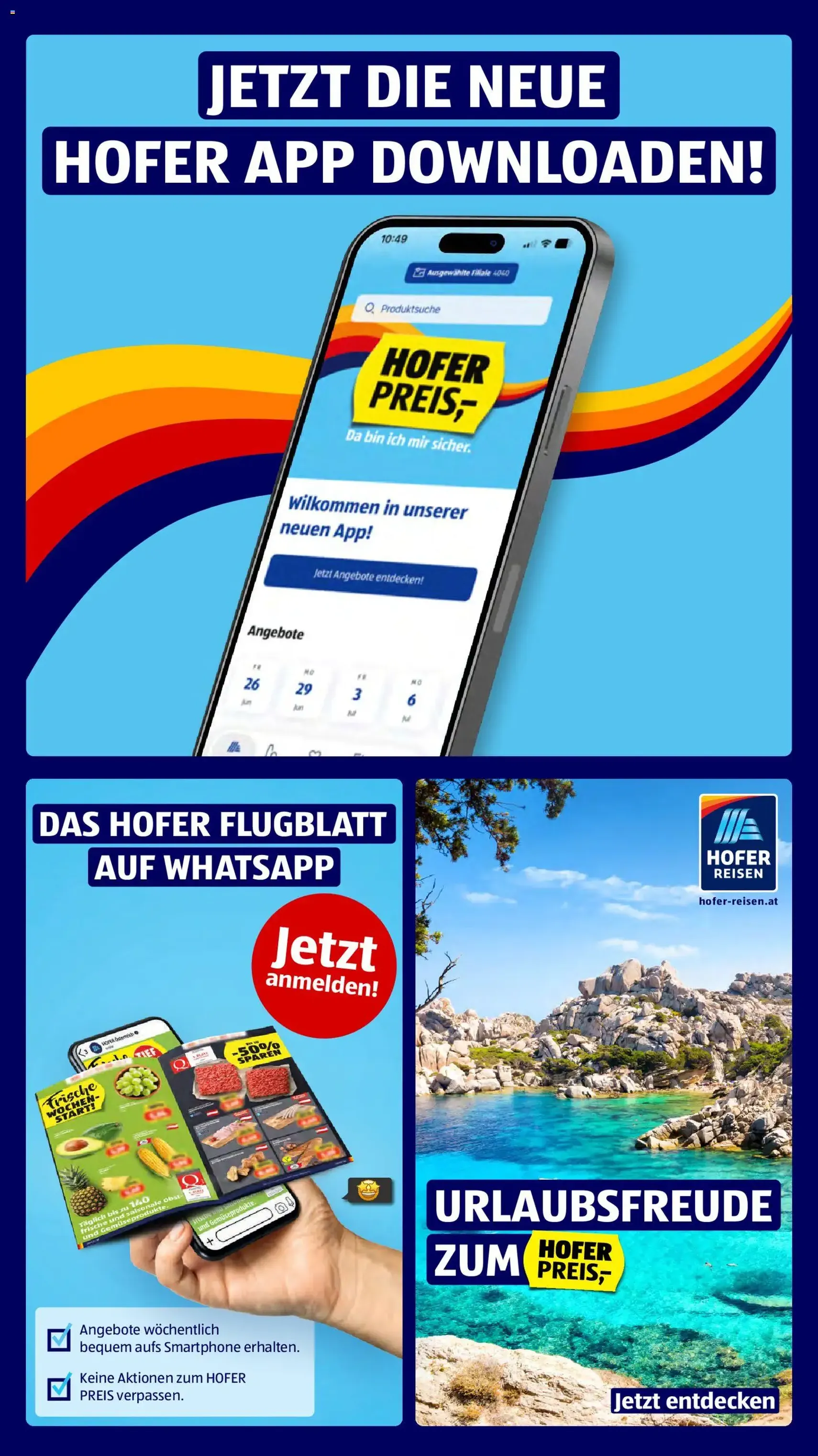 Hofer Flugblatt - Gültiger Prospekt ab 24.07.2026, Seite 3 von insgesamt 52