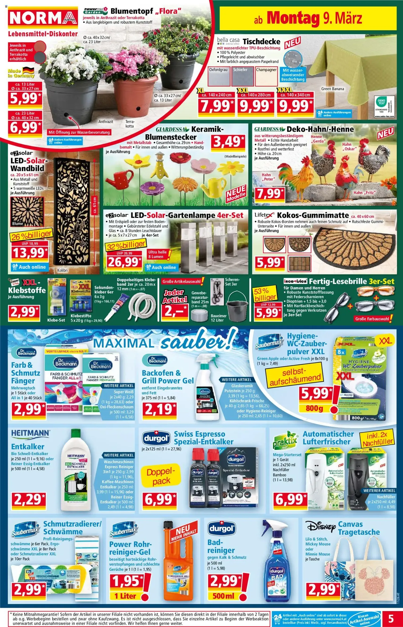 Norma Flugblatt - Gültiger Prospekt ab 09.03.2026, Seite 5 von insgesamt 18