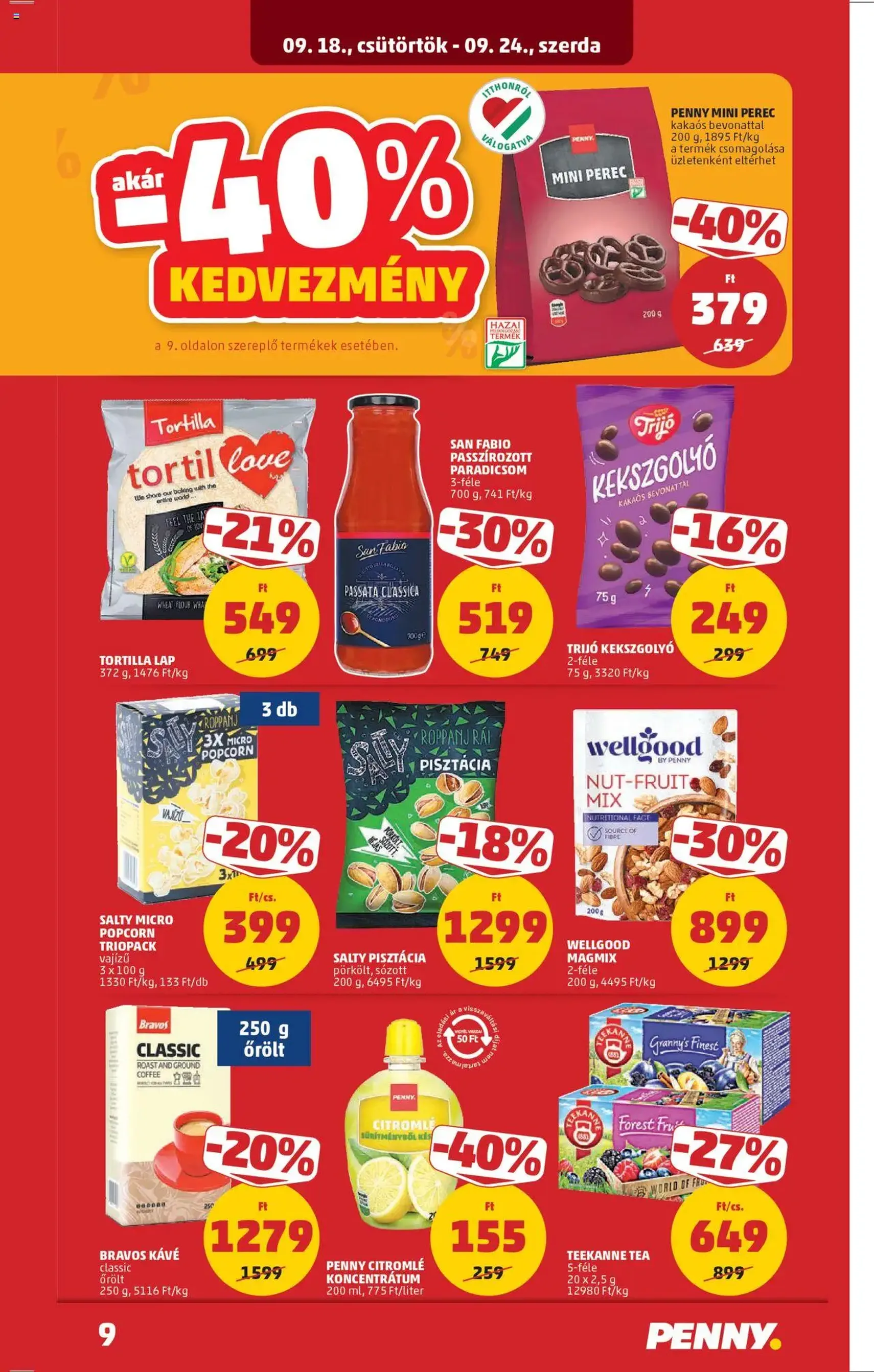 PENNY Akciós újság - 2025.09.18. érvényes szórólap 11 oldal 38 oldalból