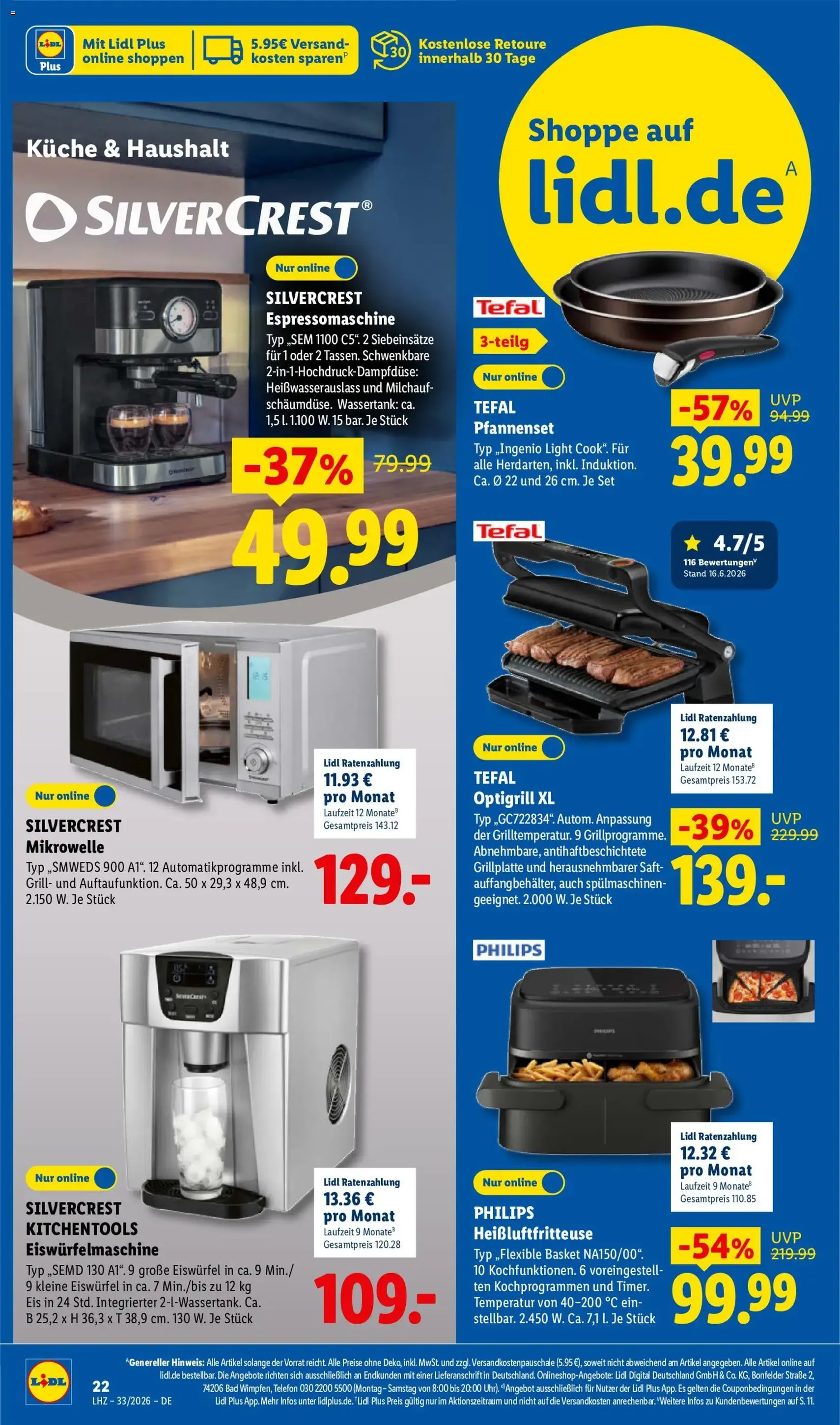 Lidl Prospekt - Gültiger Prospekt ab 10.08.2026, Seite 44 von insgesamt 73