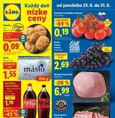 Lidl leták - náhľad letáku platný od 25.08.2025