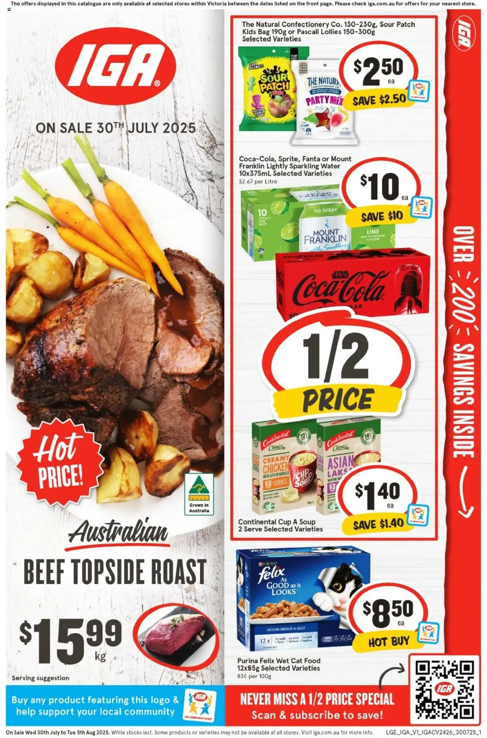 IGA Catalogue VIC - valid flyer from 30/07/2025, page 1 of 44 IGA Catalogue VIC - valid flyer from 30/07/2025, page 1 of 44
