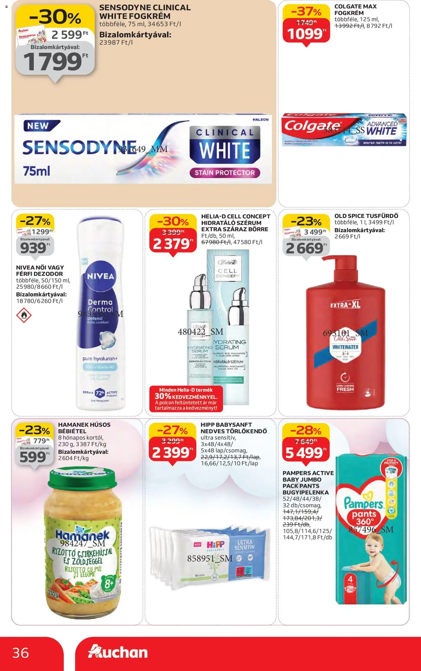 Auchan Akciós újság - 2025.10.30. érvényes szórólap 36 oldal 58 oldalból Auchan Akciós újság - 2025.10.30. érvényes szórólap 36 oldal 58 oldalból
