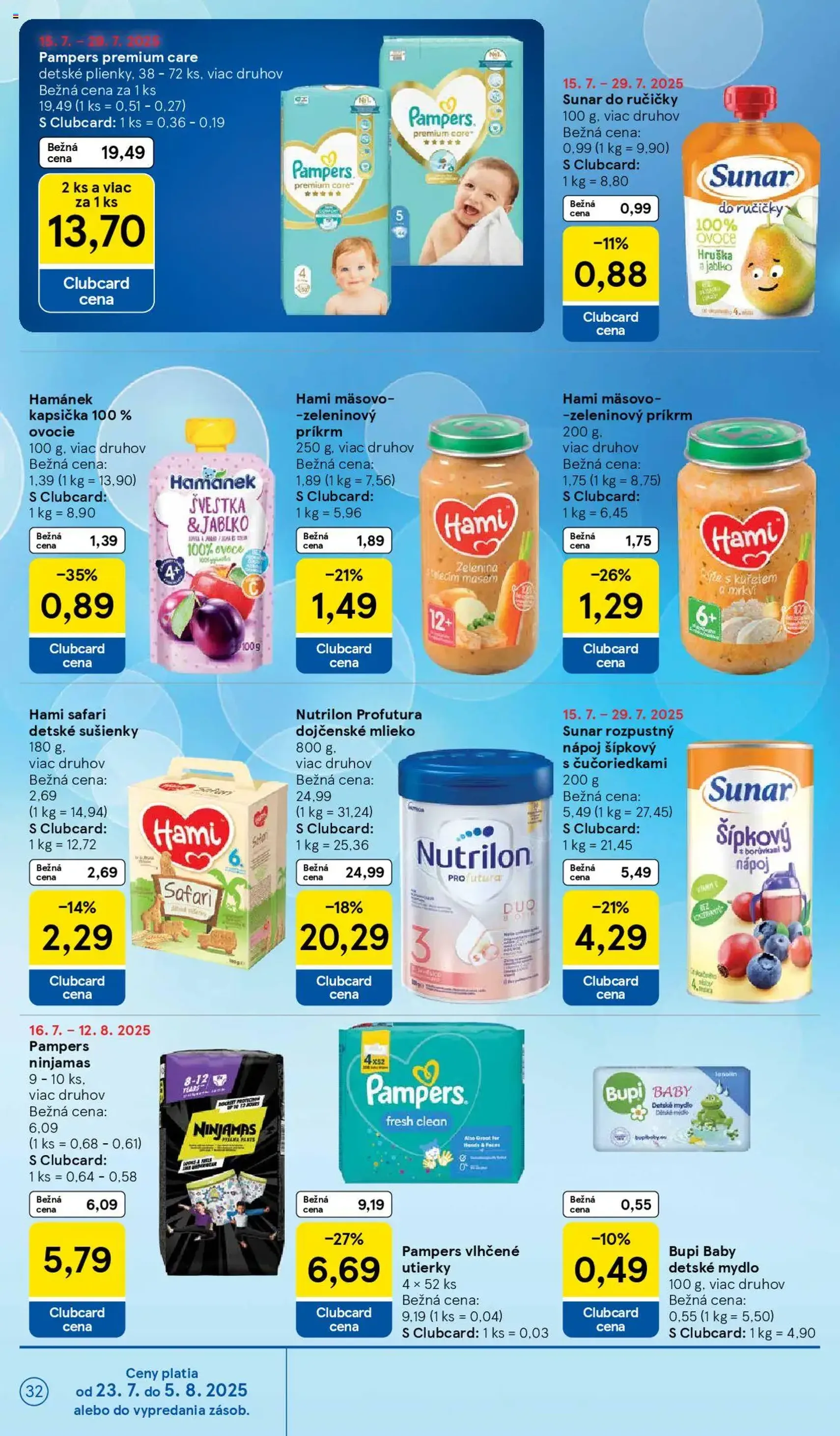 Tesco Hypermarket - leták - platný leták od 23.07.2025 strana 32 z 37 Tesco Hypermarket - leták - platný leták od 23.07.2025 strana 32 z 37