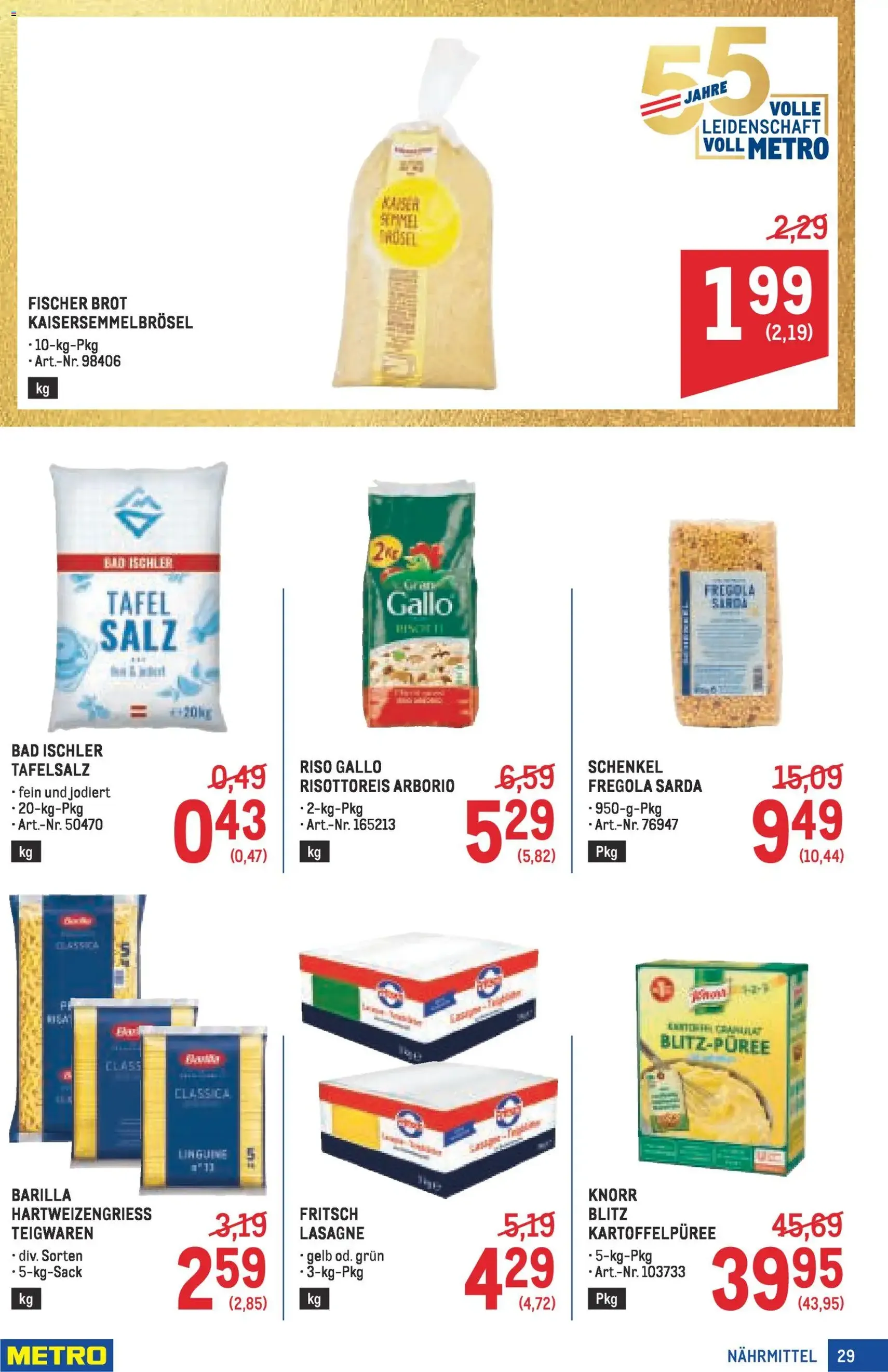 Metro angebote Profi - Gültiger Prospekt ab 19.02.2026, Seite 29 von insgesamt 64
