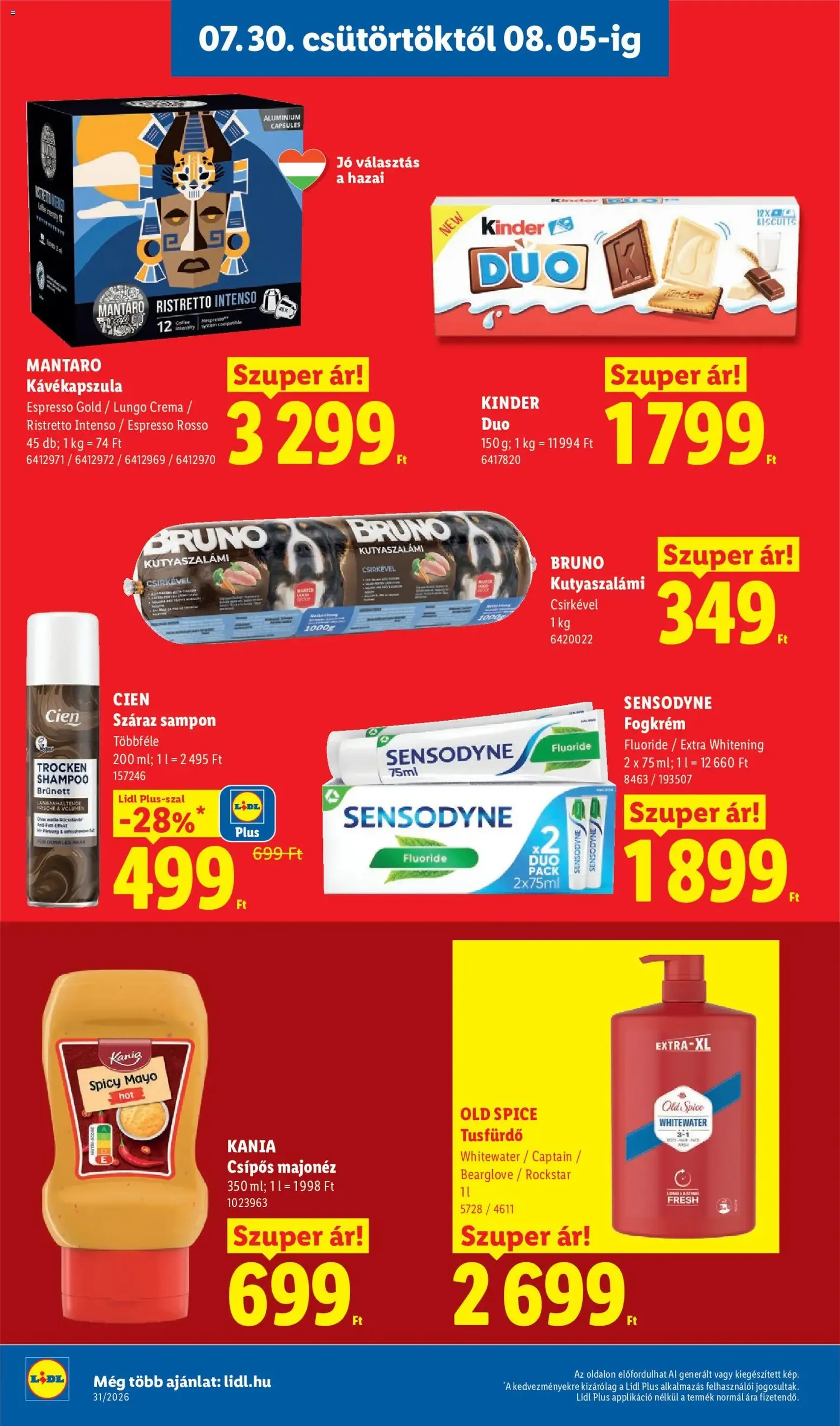 Lidl akciós újság - 2026.07.30. érvényes szórólap 18 oldal 58 oldalból
