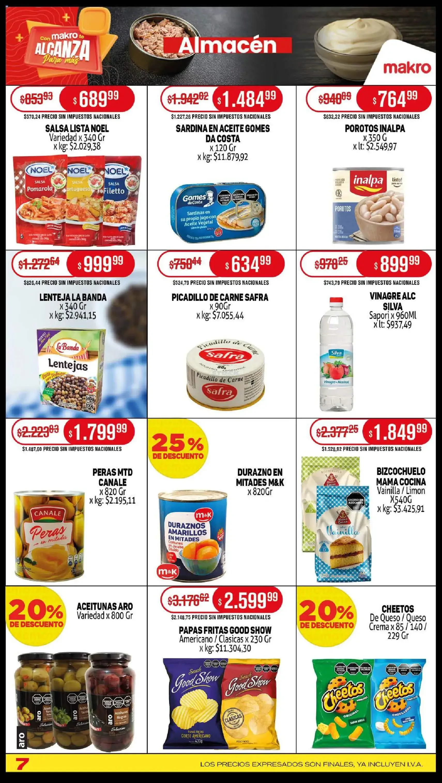 Makro ofertas - folleto válido desde 23/10/2025 página 7 de 15 Makro ofertas - folleto válido desde 23/10/2025 página 7 de 15