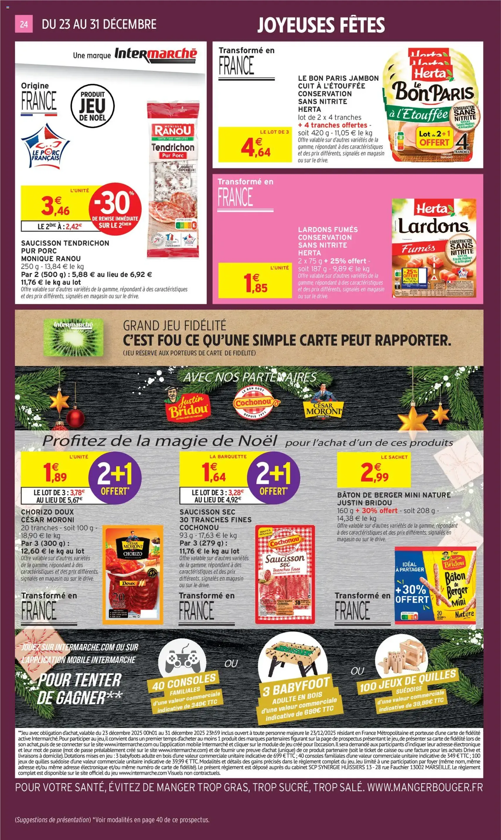 Intermarché catalogue semaine 52 - brochure valable à partir du 23/12/2025, page 24 sur 44