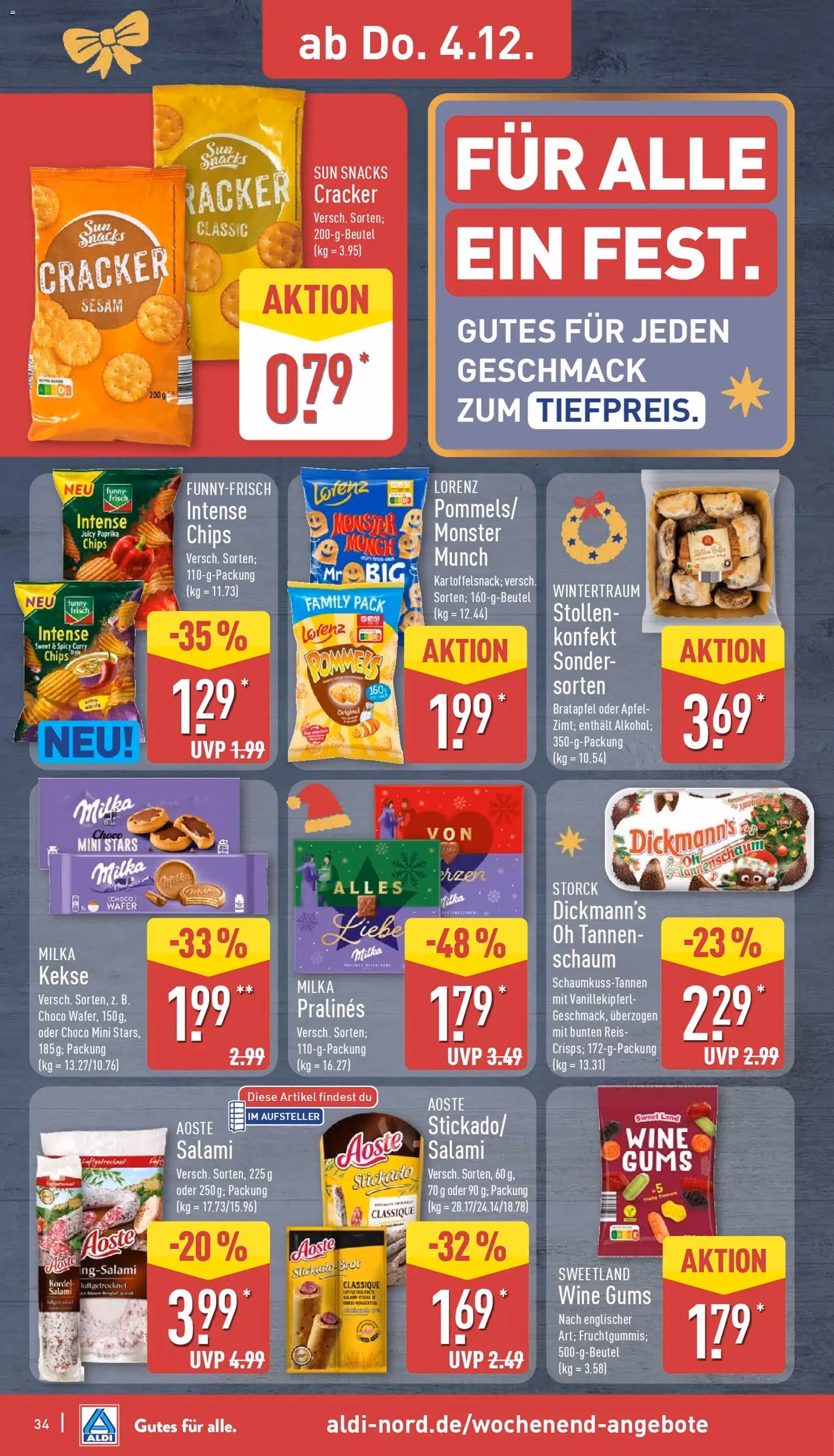 Aldi Prospekt - Gültiger Prospekt ab 01.12.2025, Seite 34 von insgesamt 45